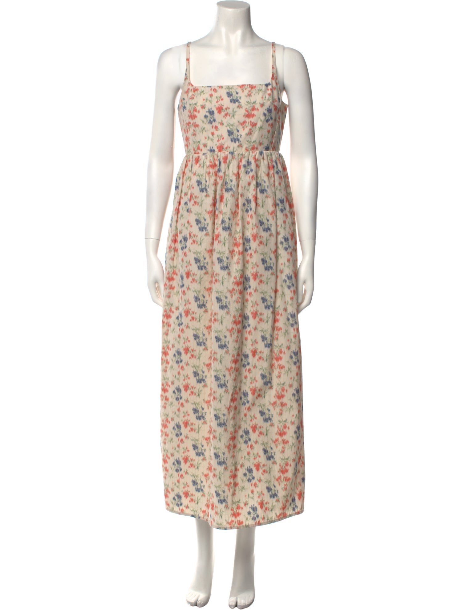 Rebecca Taylor Floral Print Long Dress
