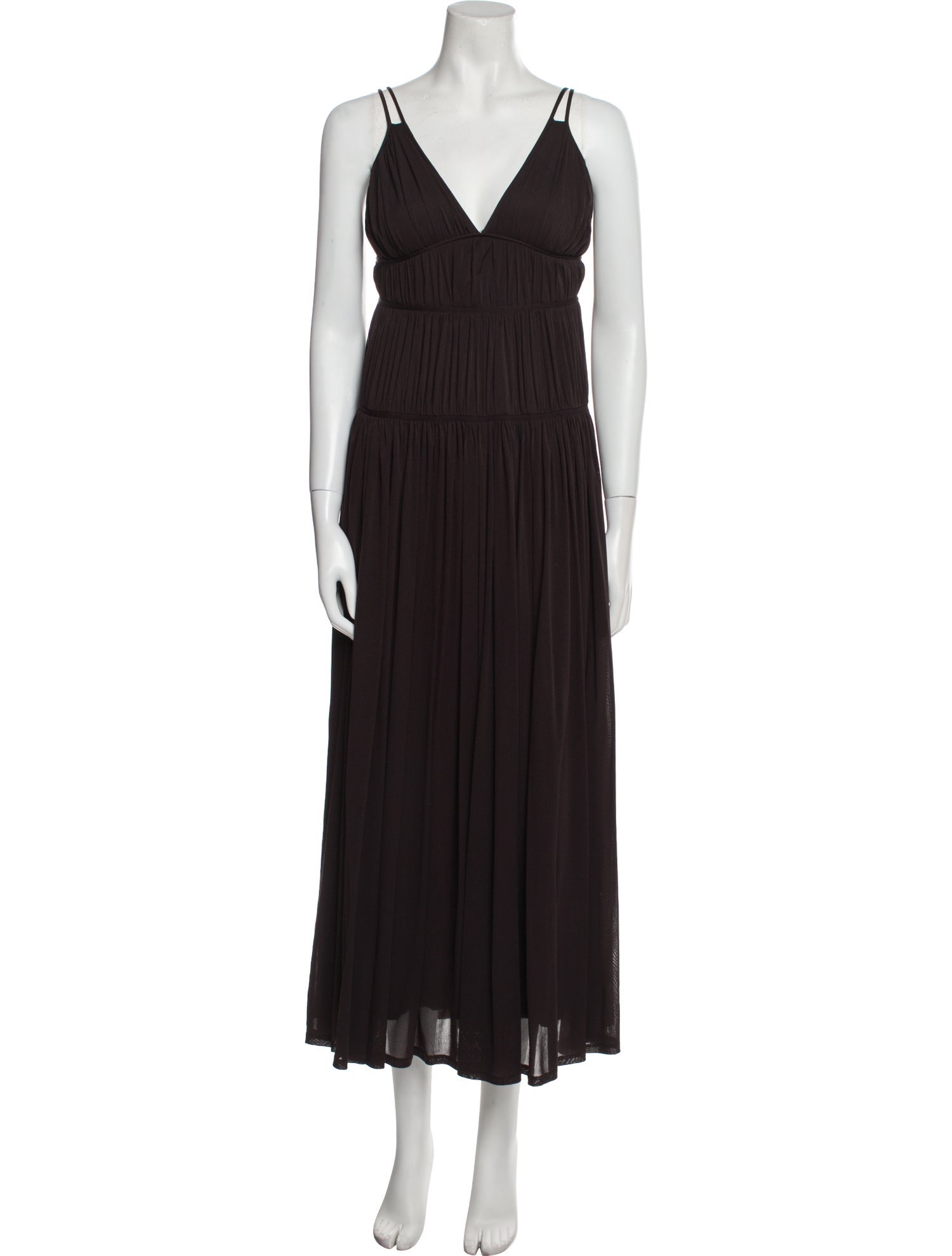 Rebecca Taylor V-Neck Long Dress