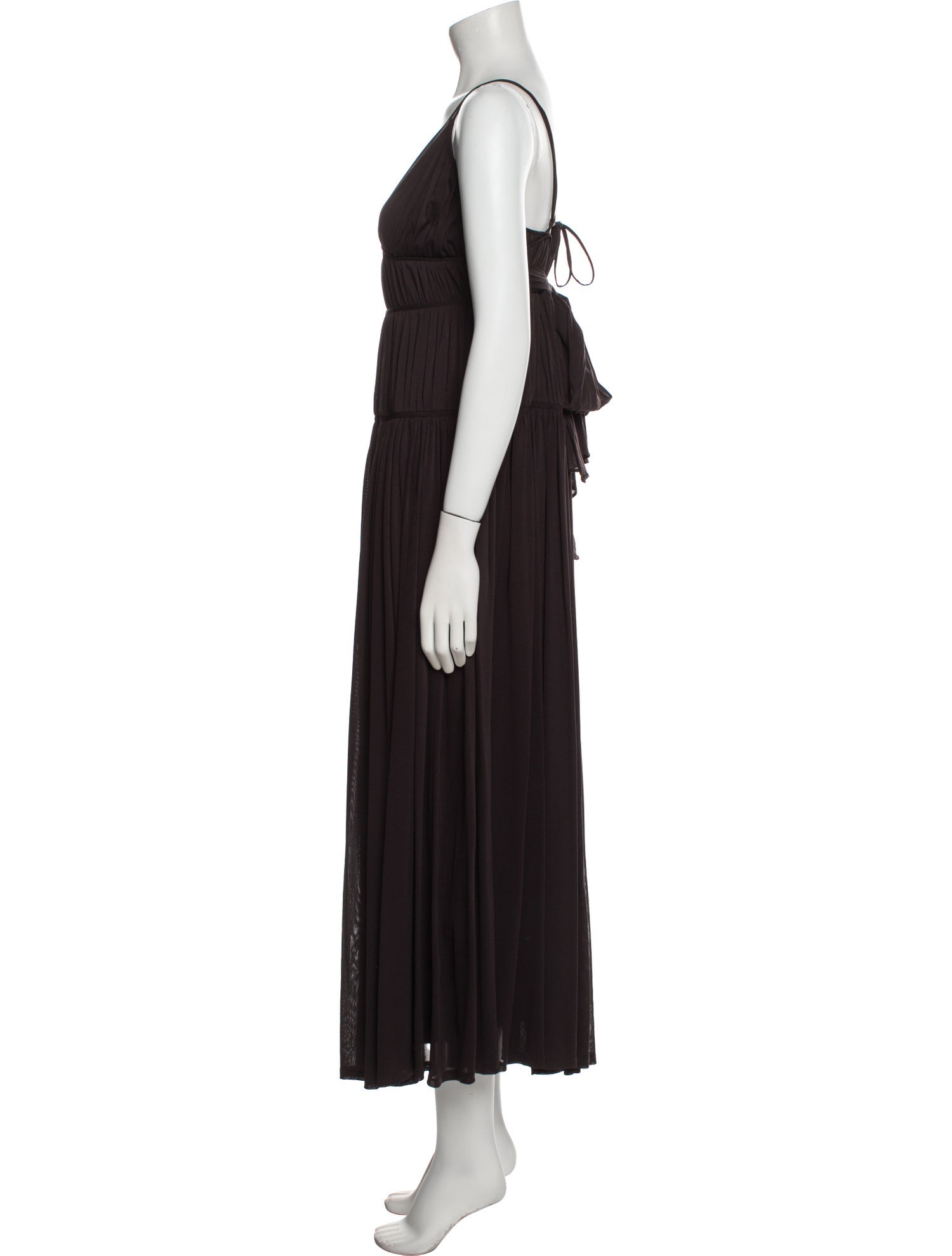 Rebecca Taylor V-Neck Long Dress