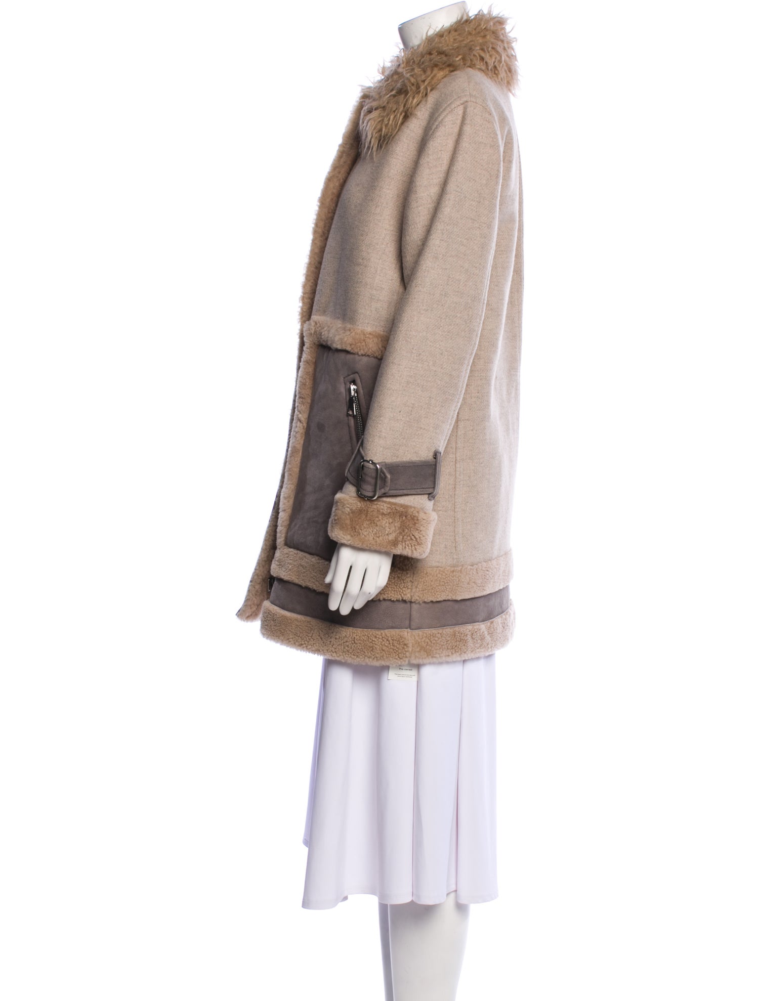 Rebecca Taylor Shearling Fur Coat