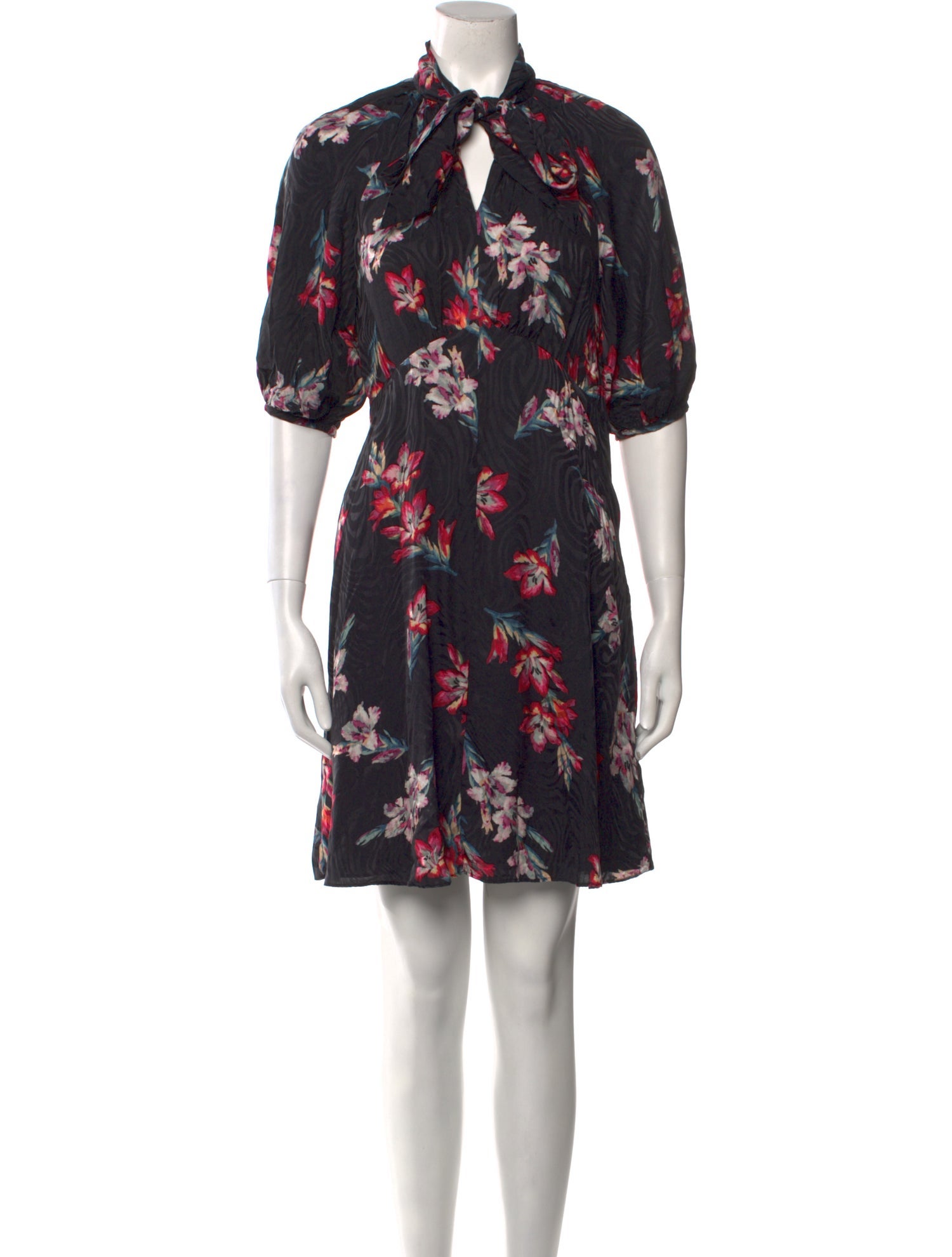 Rebecca Taylor Floral Print Mini Dress