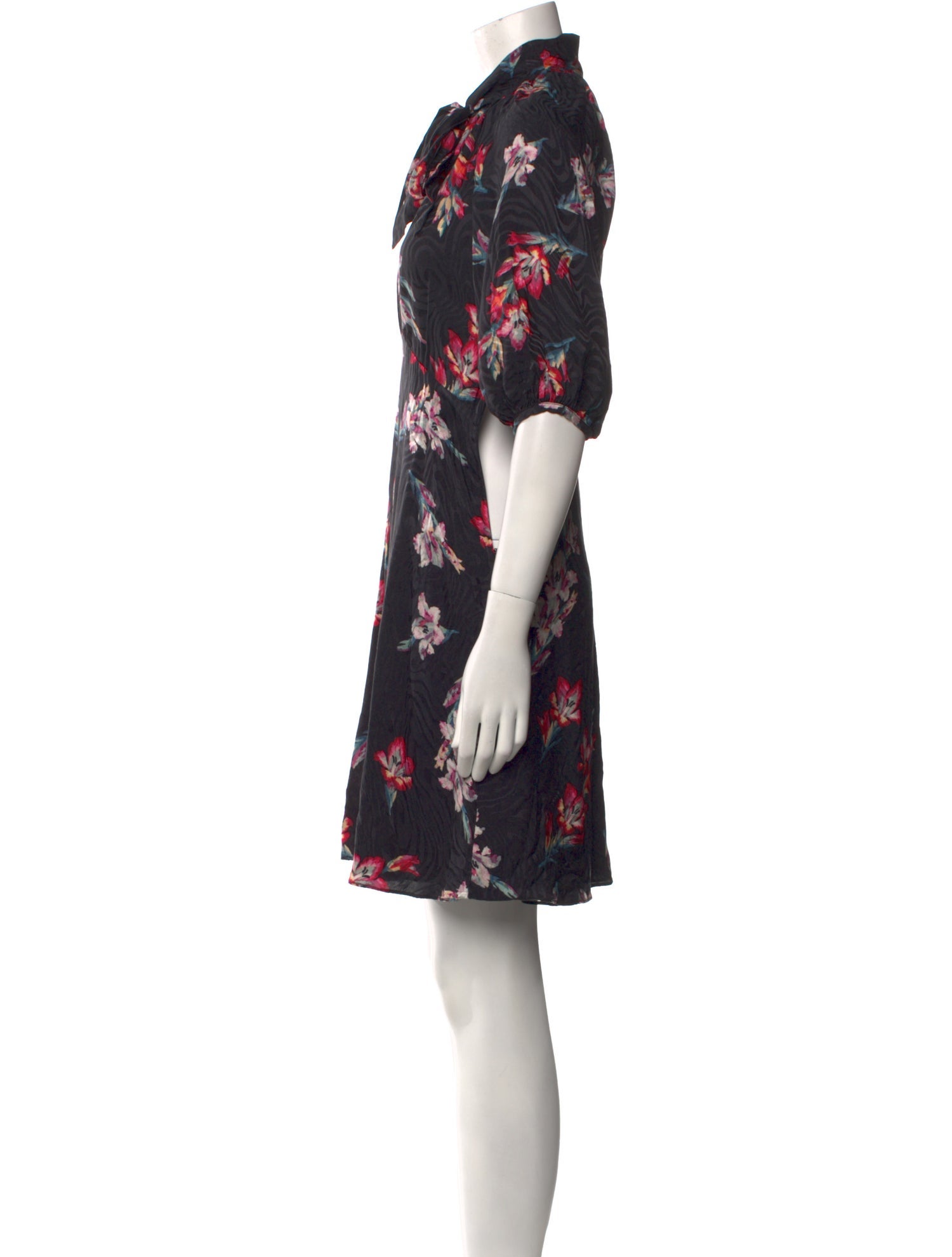Rebecca Taylor Floral Print Mini Dress