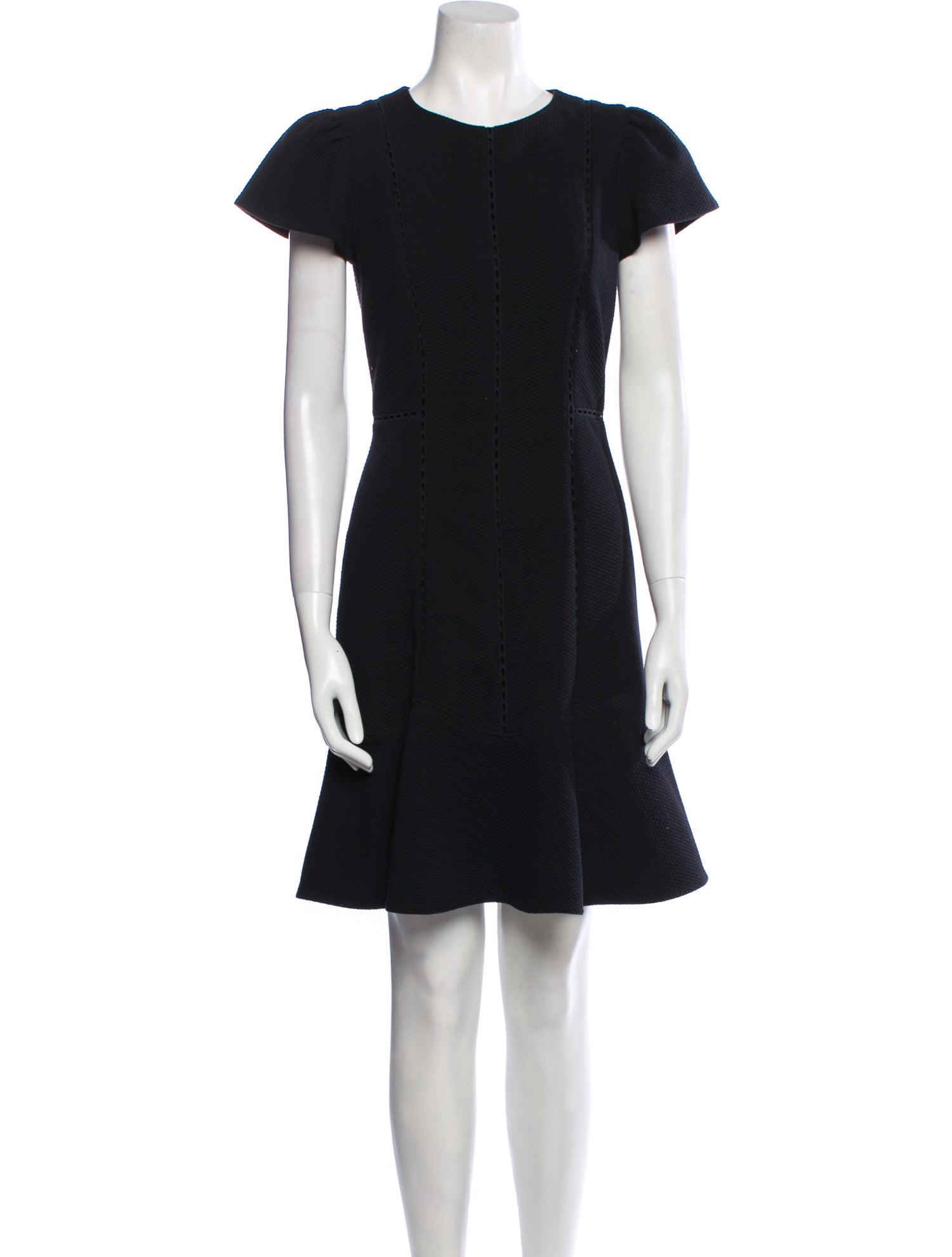 Rebecca Taylor Crew Neck Mini Dress