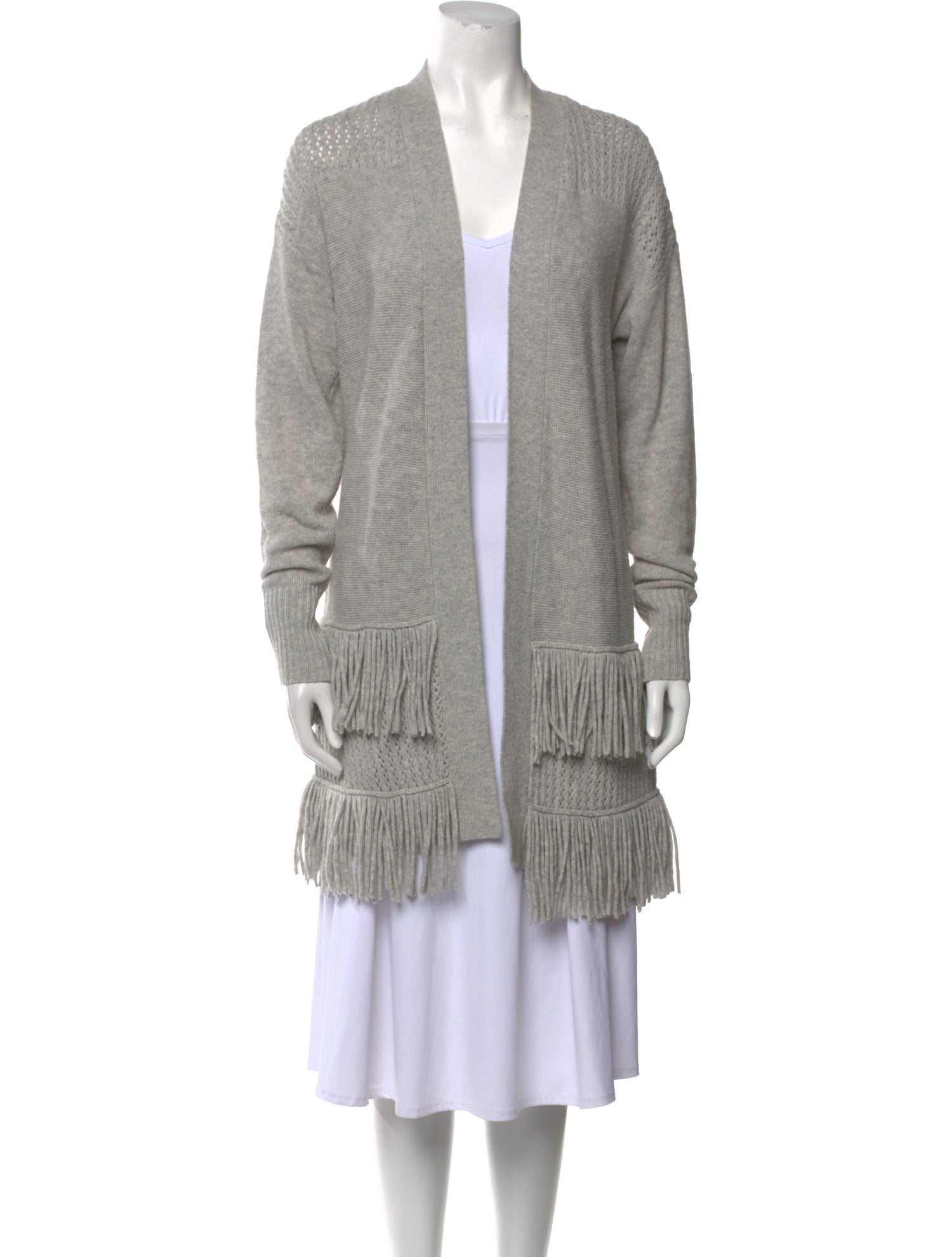 Rebecca Taylor Wool Open Front Sweater