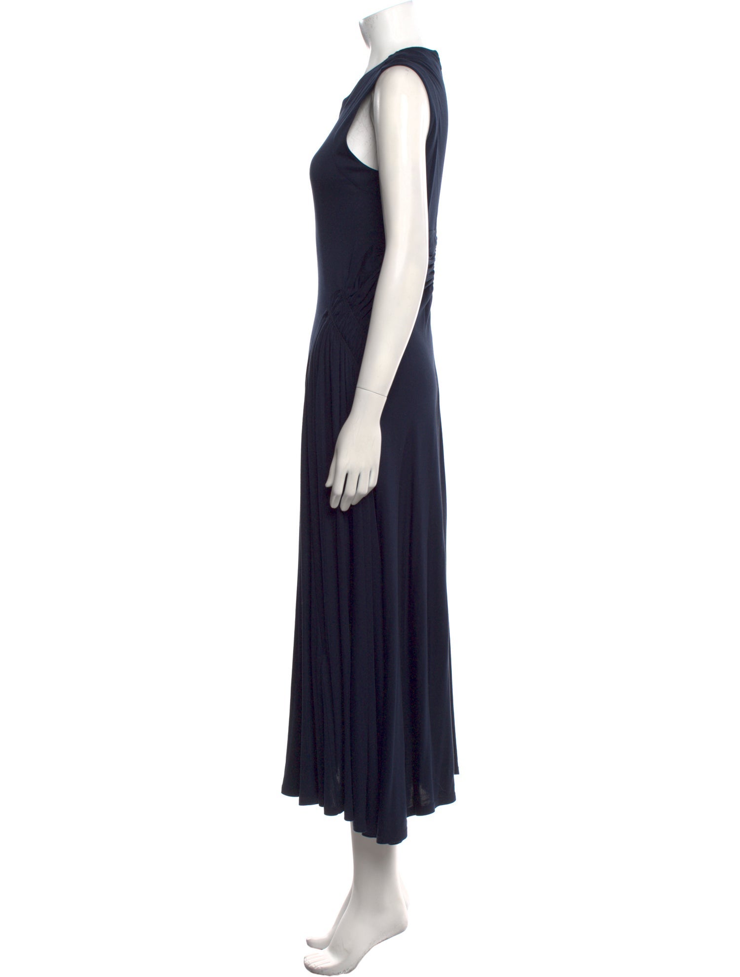 Rebecca Taylor Crew Neck Long Dress