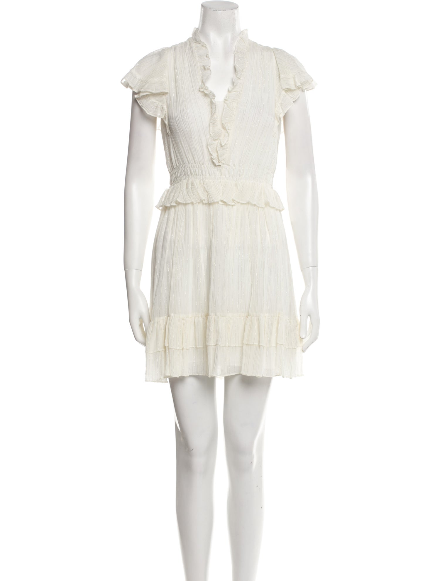 Rebecca Taylor V-Neck Mini Dress