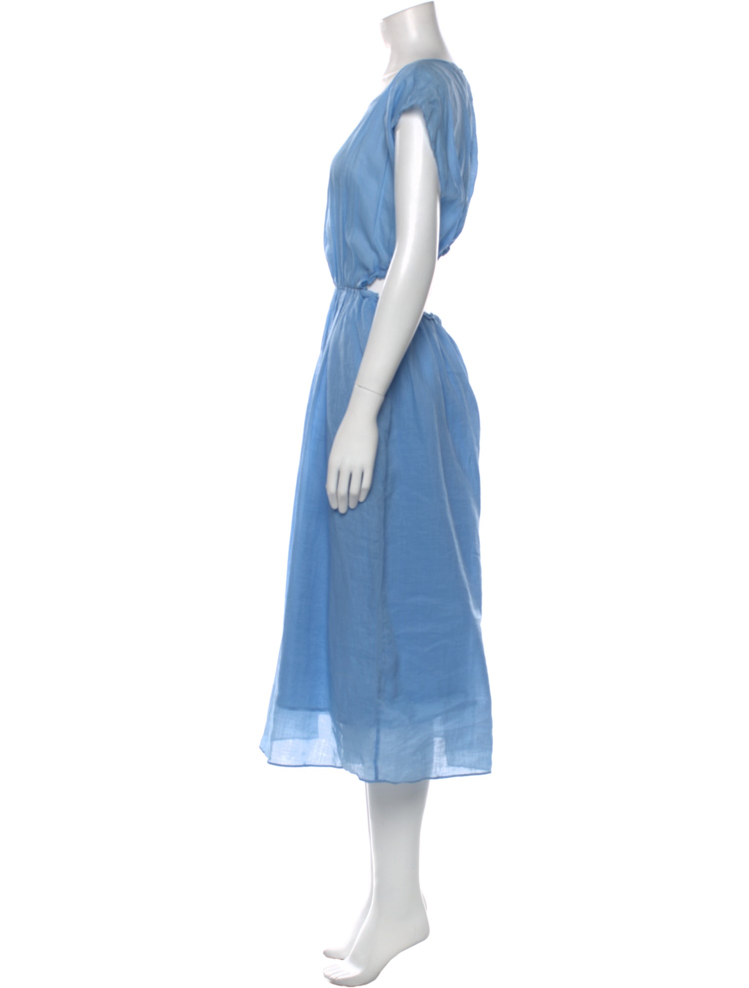 Rebecca Taylor Bateau Neckline Long Dress