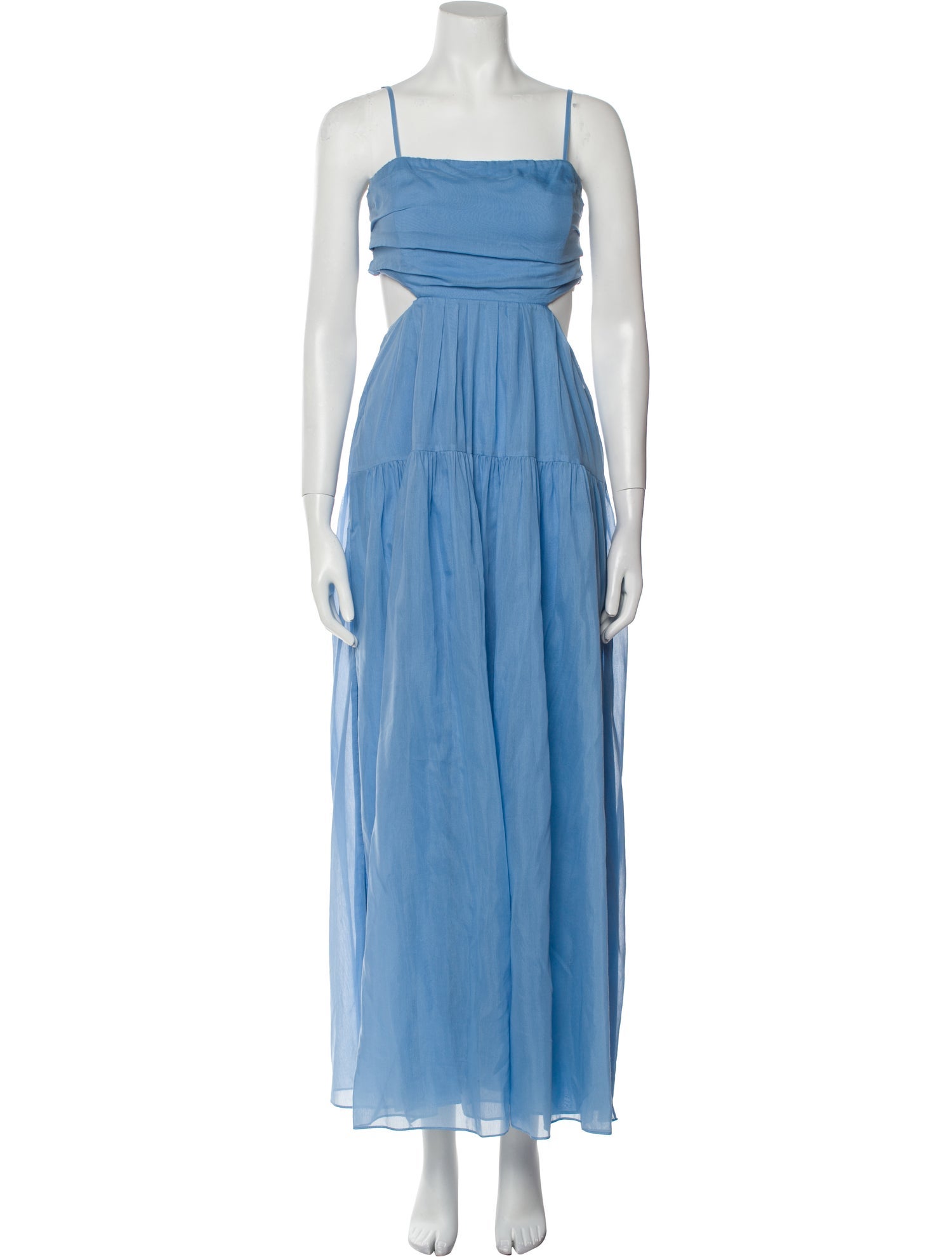 Rebecca Taylor Square Neckline Long Dress