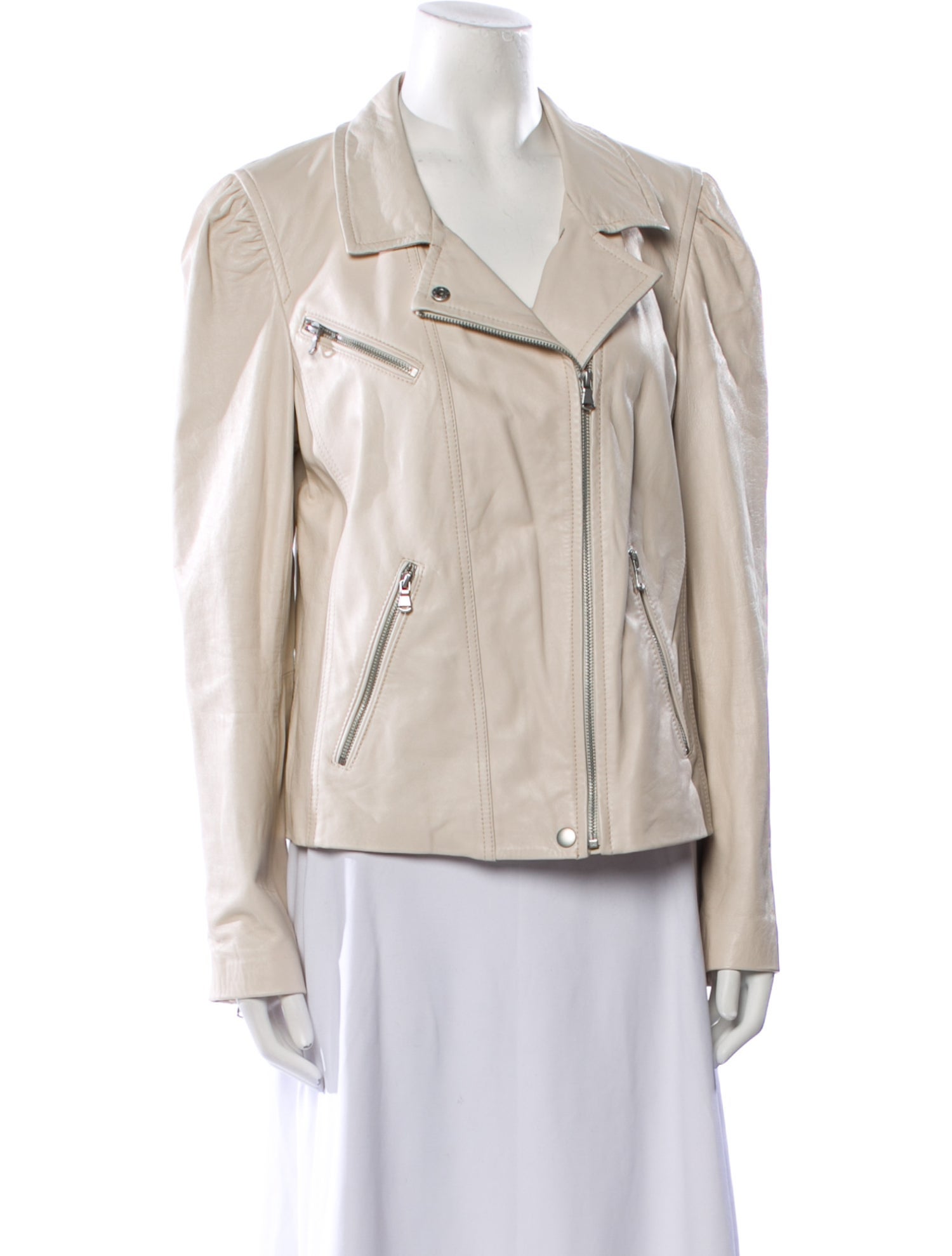 Rebecca Taylor Lamb Leather Biker Jacket