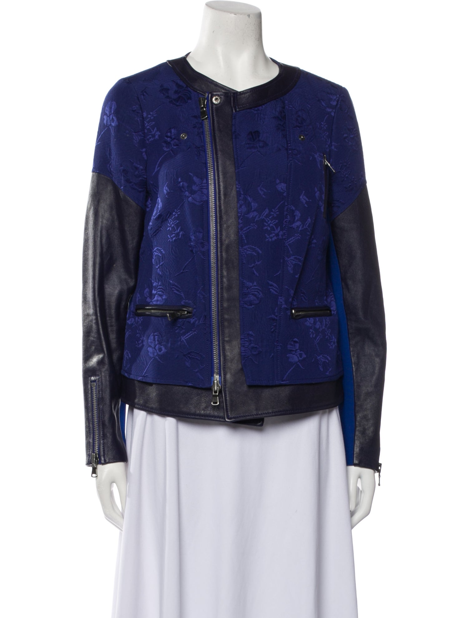 Rebecca Taylor Printed Denim Jacket