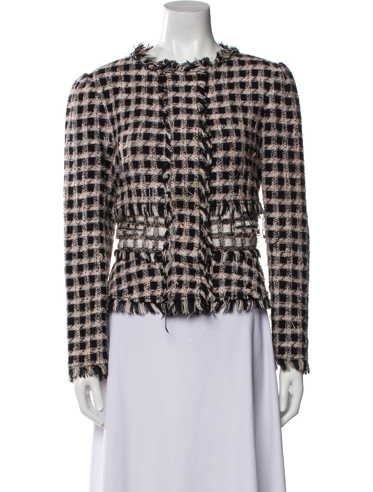Rebecca Taylor Tweed Pattern Jacket