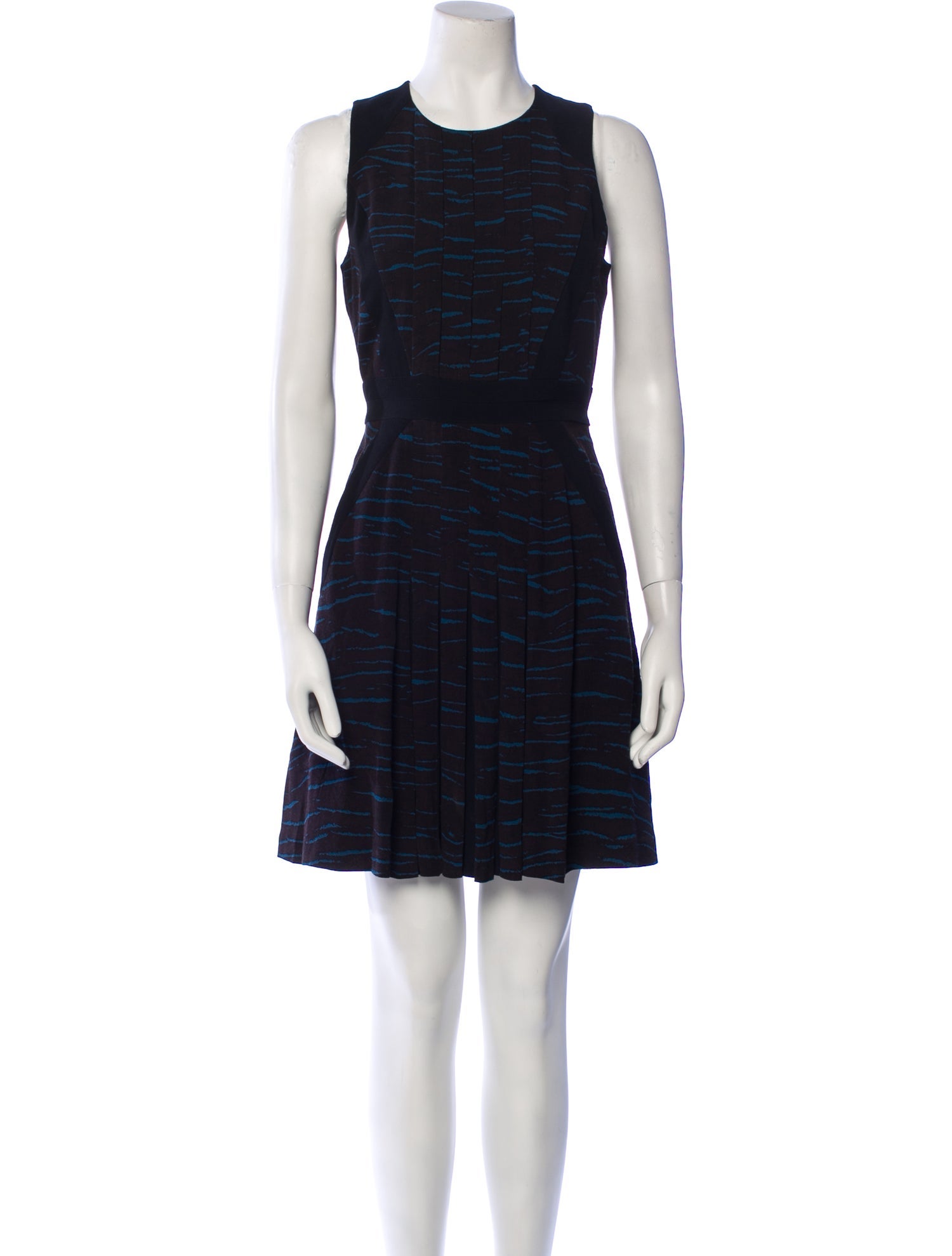 Rebecca Taylor Striped Mini Dress