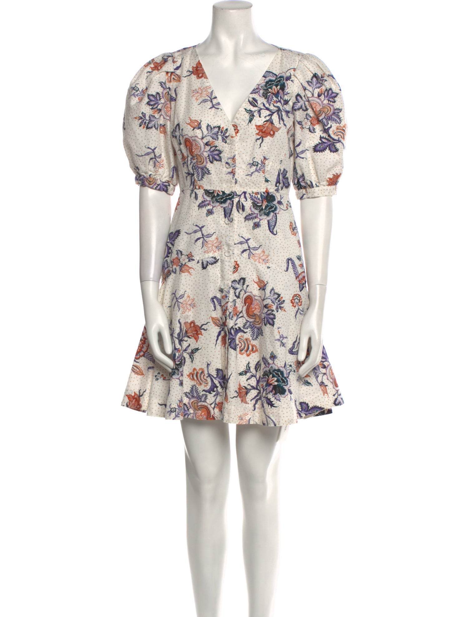 Rebecca Taylor Floral Print Mini Dress