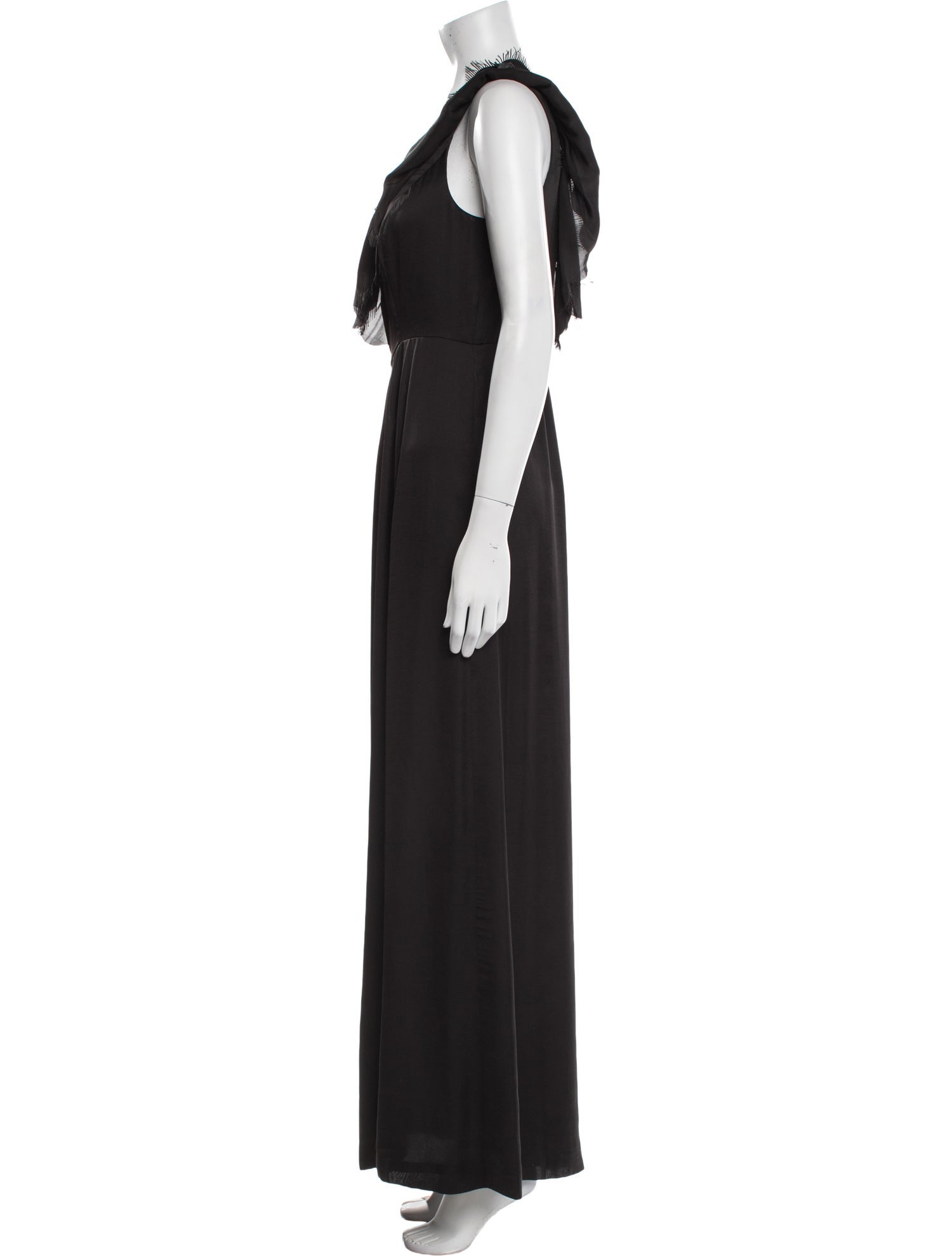 Rebecca Taylor One-Shoulder Long Dress