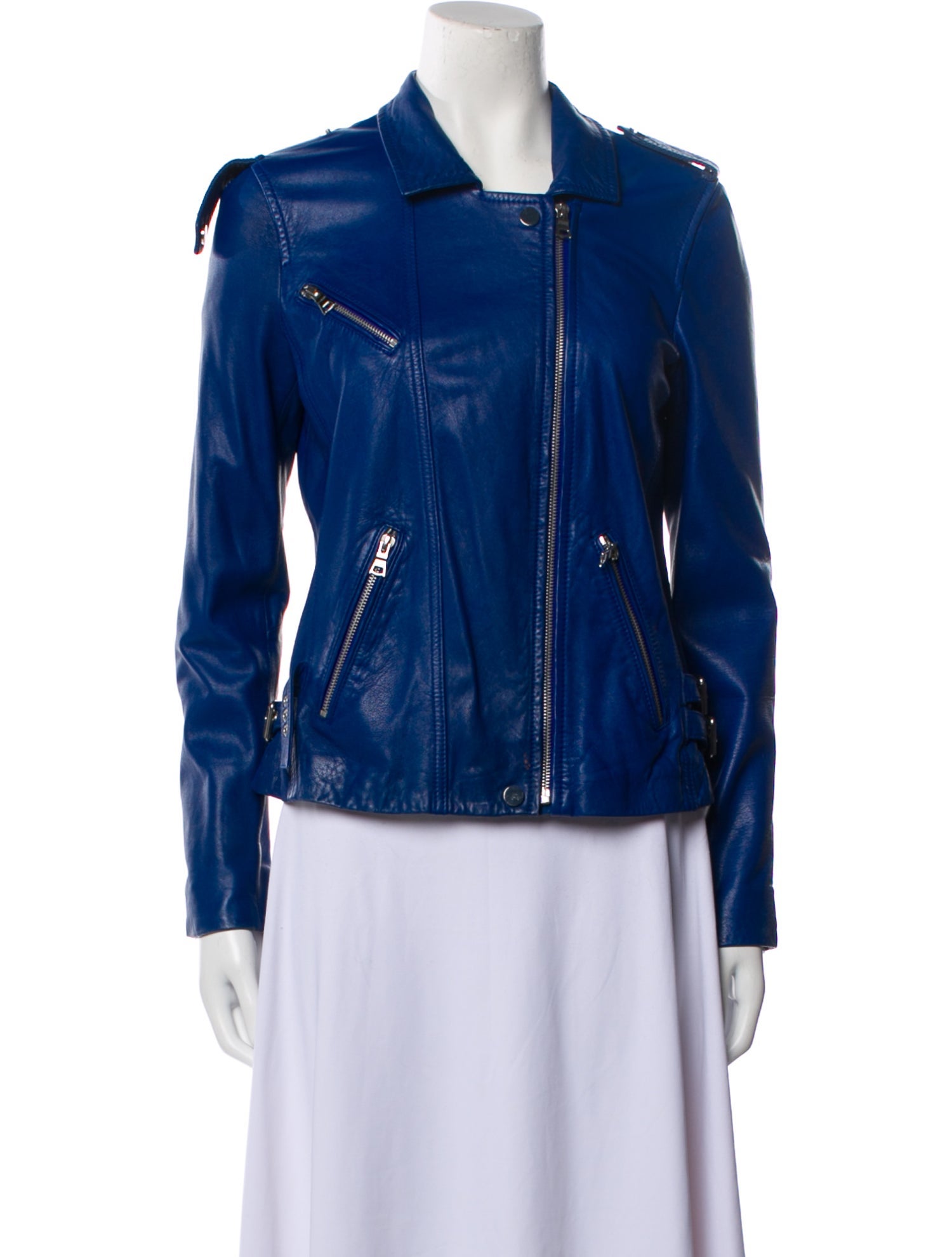 Rebecca Taylor Lamb Leather Biker Jacket