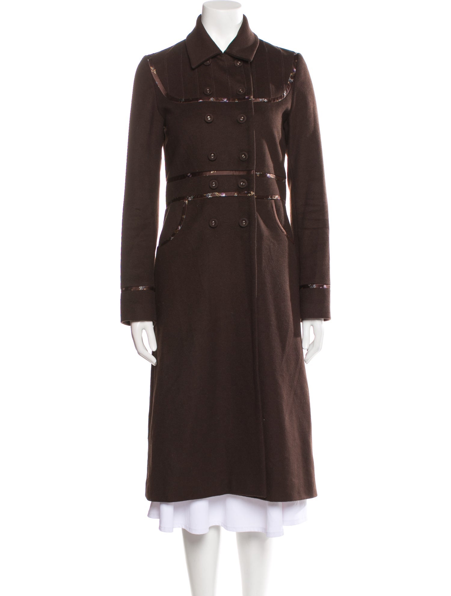 Rebecca Taylor Wool Trench Coat