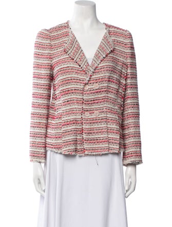 Rebecca Taylor Tweed Pattern Blazer