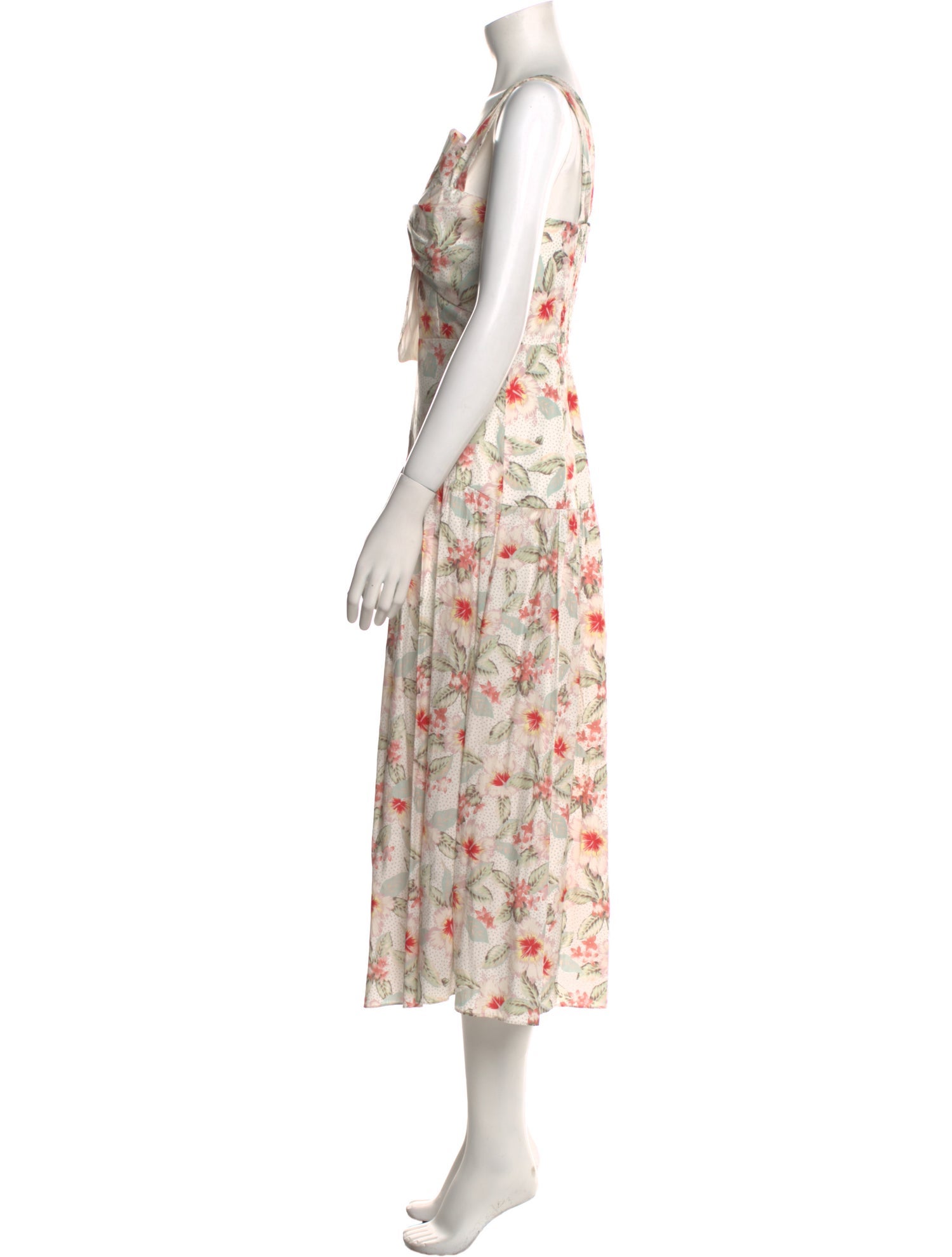 Rebecca Taylor Floral Print Long Dress