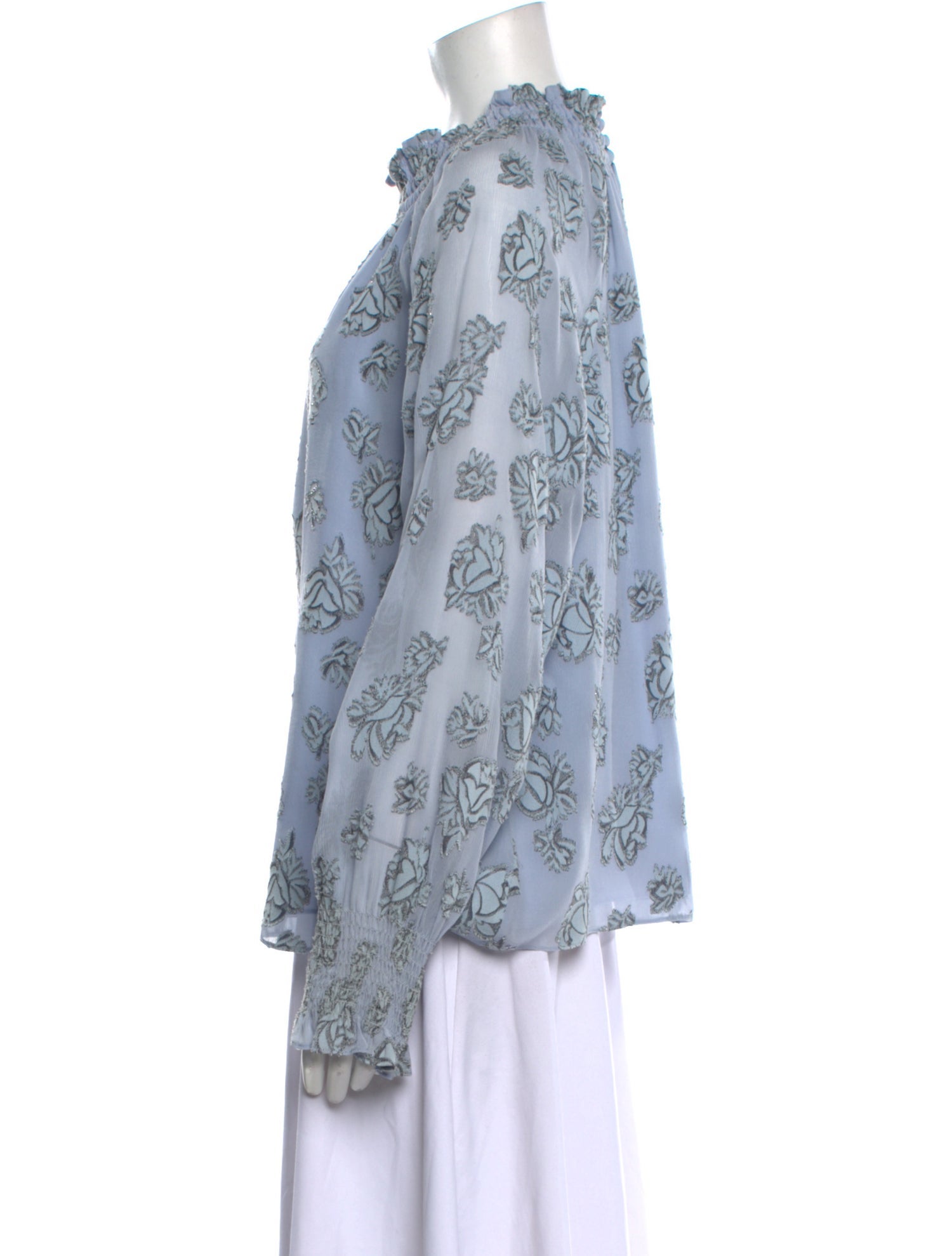 Rebecca Taylor Silk Printed Blouse