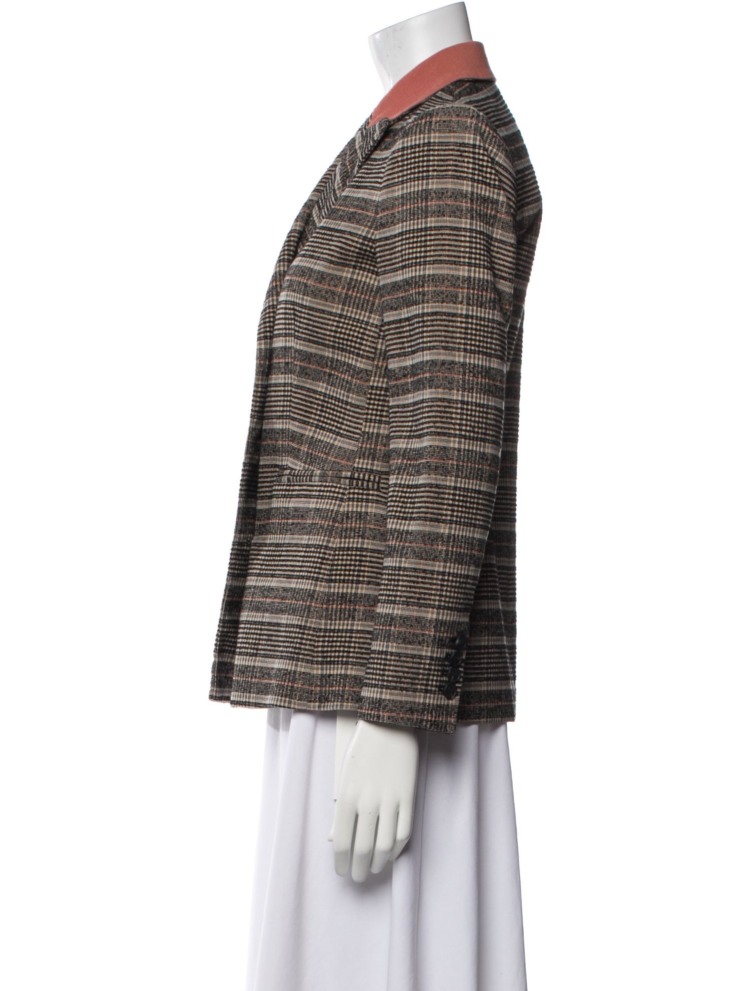 Rebecca Taylor Plaid Print Blazer