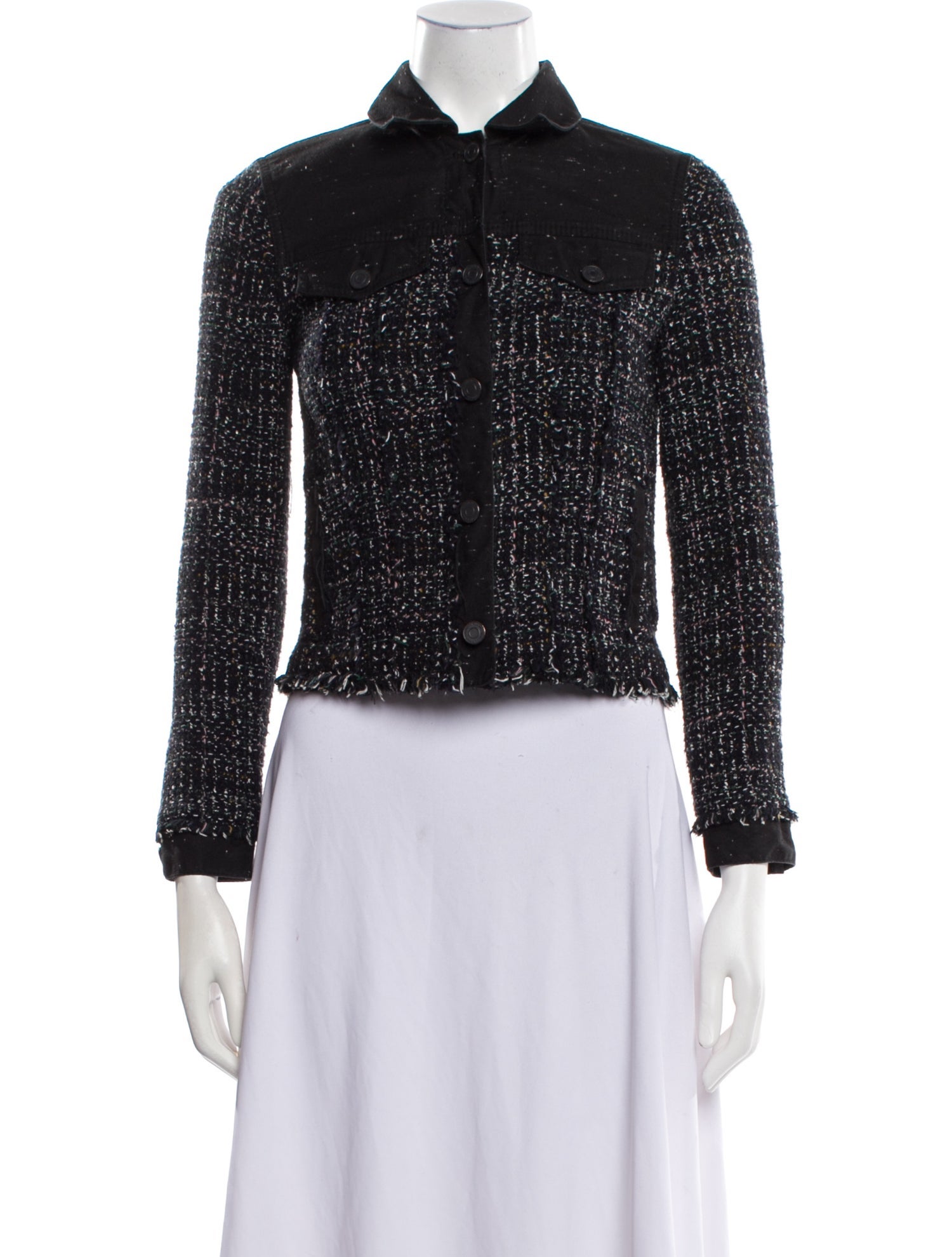 Rebecca Taylor Tweed Pattern Jacket