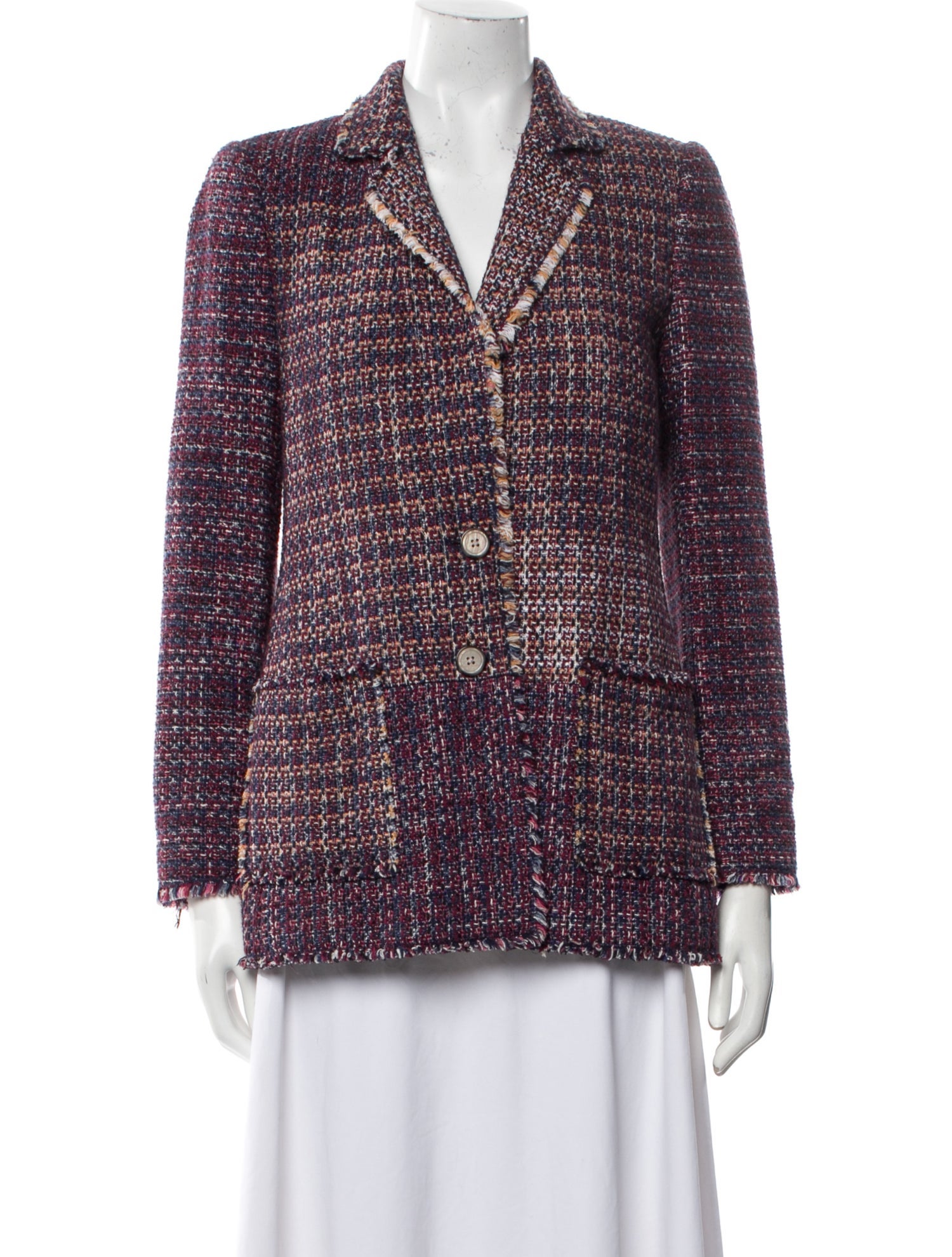 Rebecca Taylor Tweed Pattern Blazer