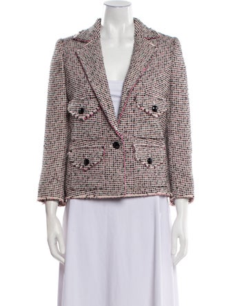 Rebecca Taylor Tweed Pattern Blazer