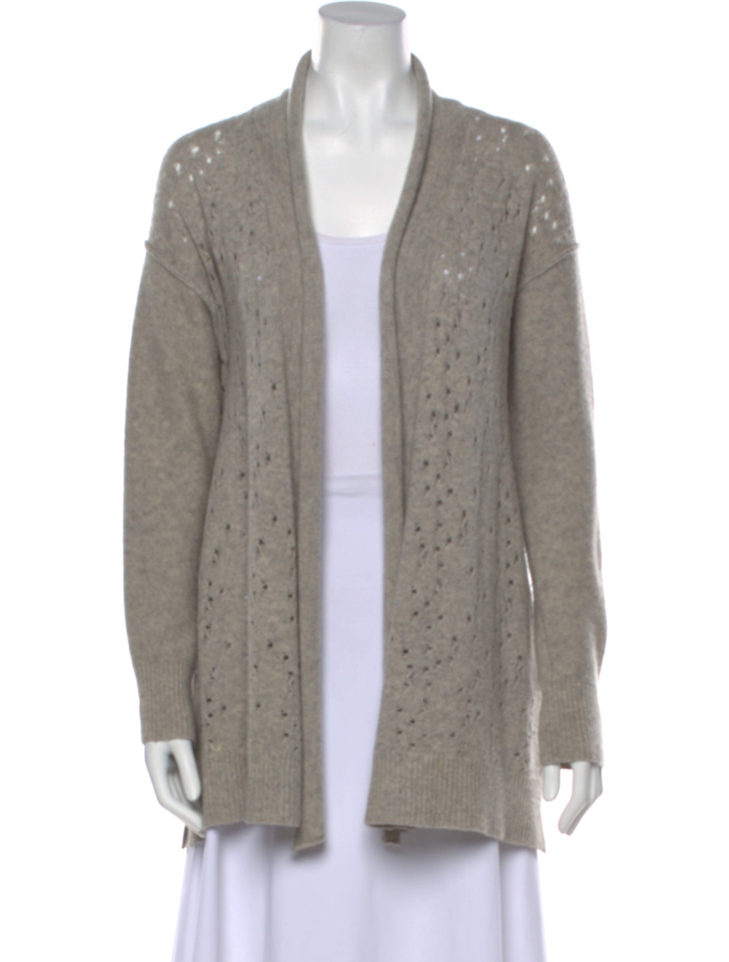 Rebecca Taylor Wool Open Front Sweater