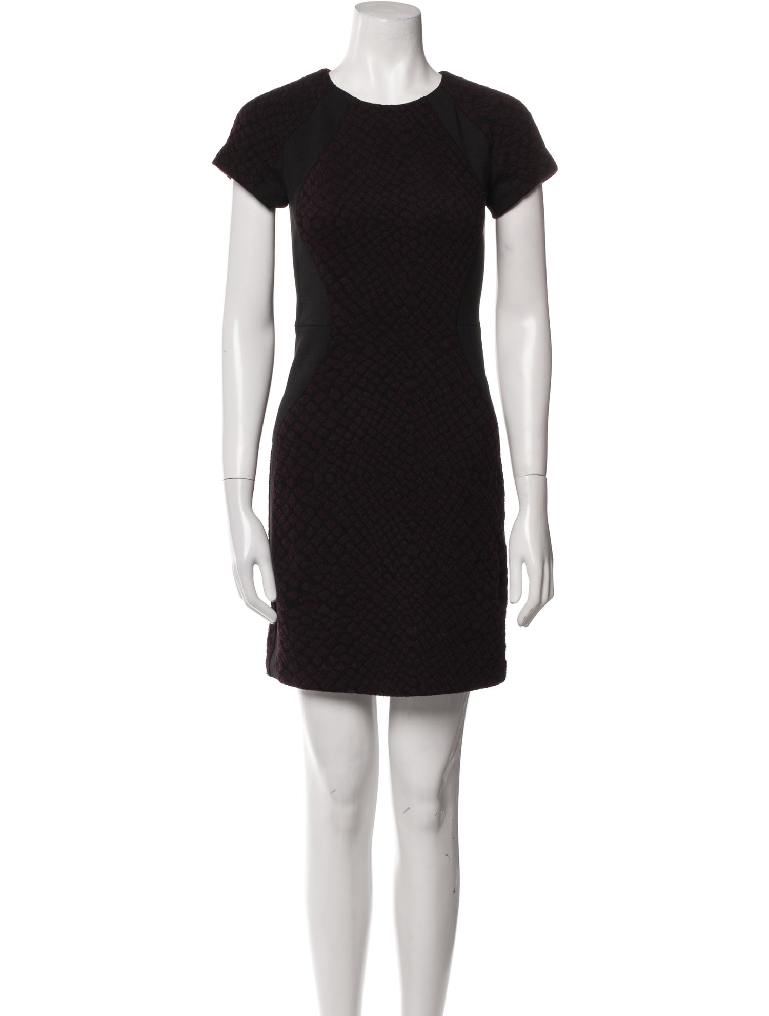 Rebecca Taylor Crew Neck Mini Dress
