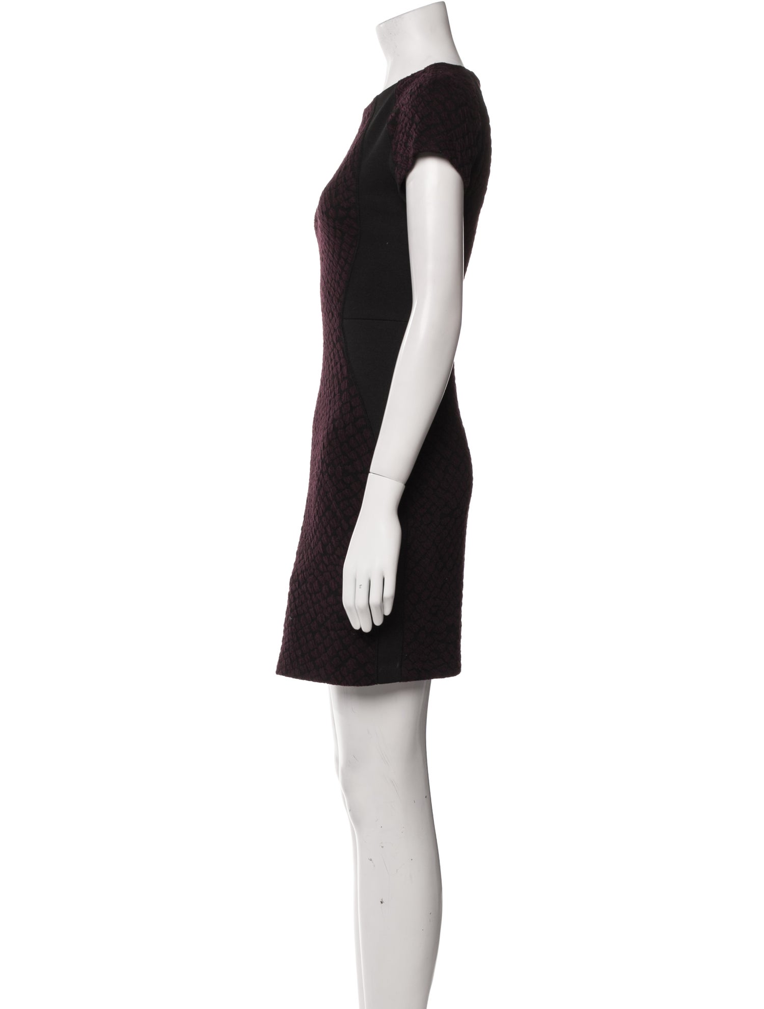 Rebecca Taylor Crew Neck Mini Dress