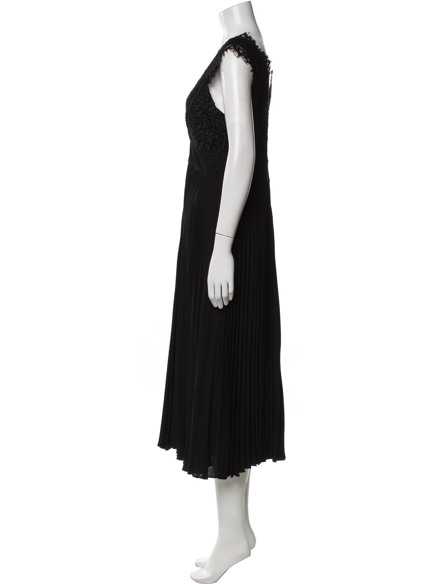 Rebecca Taylor V-Neck Midi Length Dress