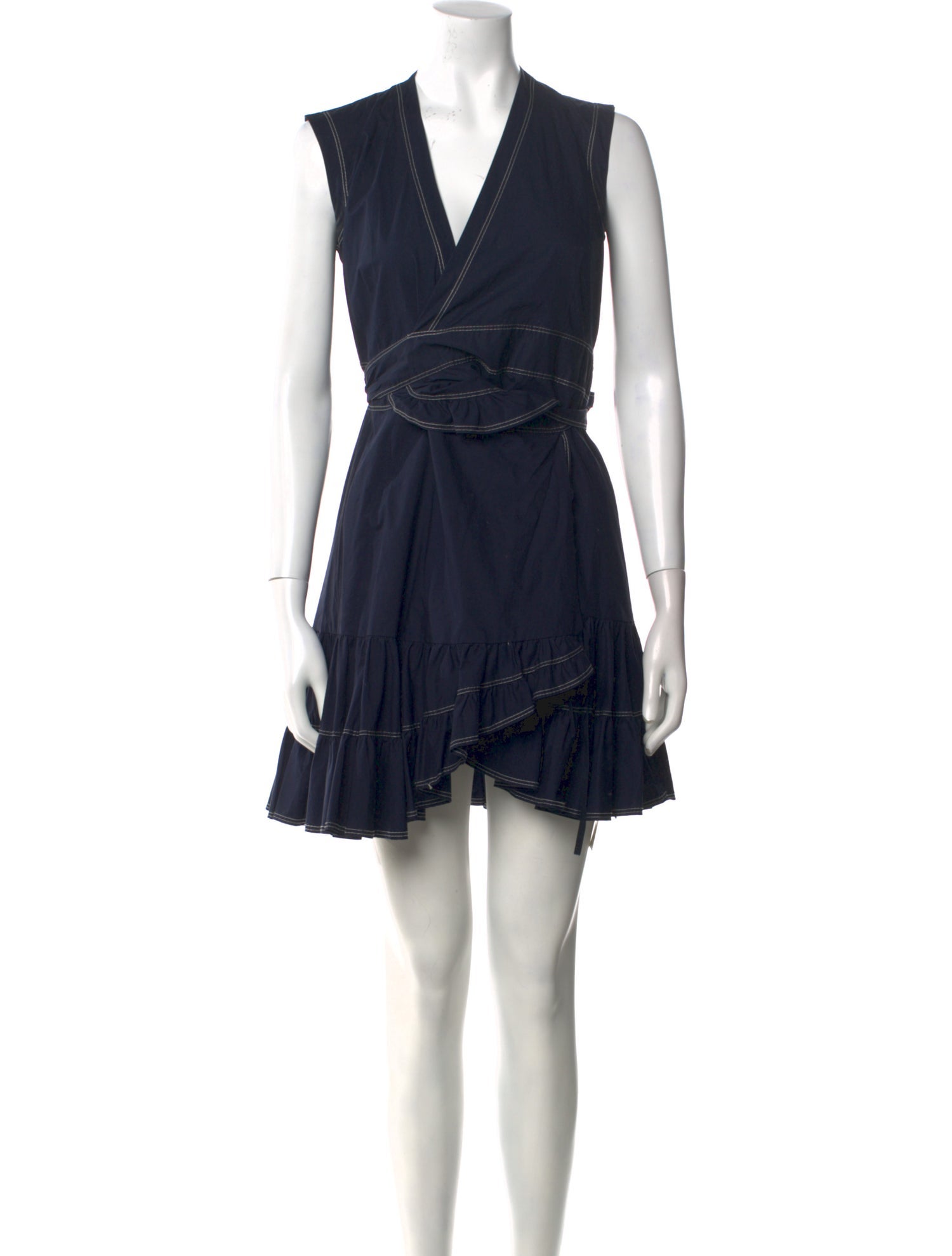 Rebecca Taylor V-Neck Mini Dress