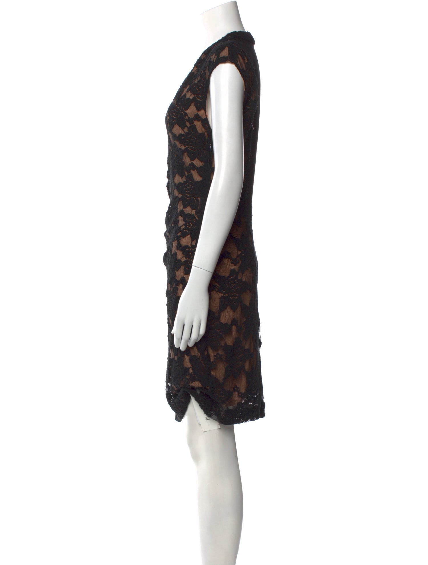 Rebecca Taylor Lace Pattern Mini Dress