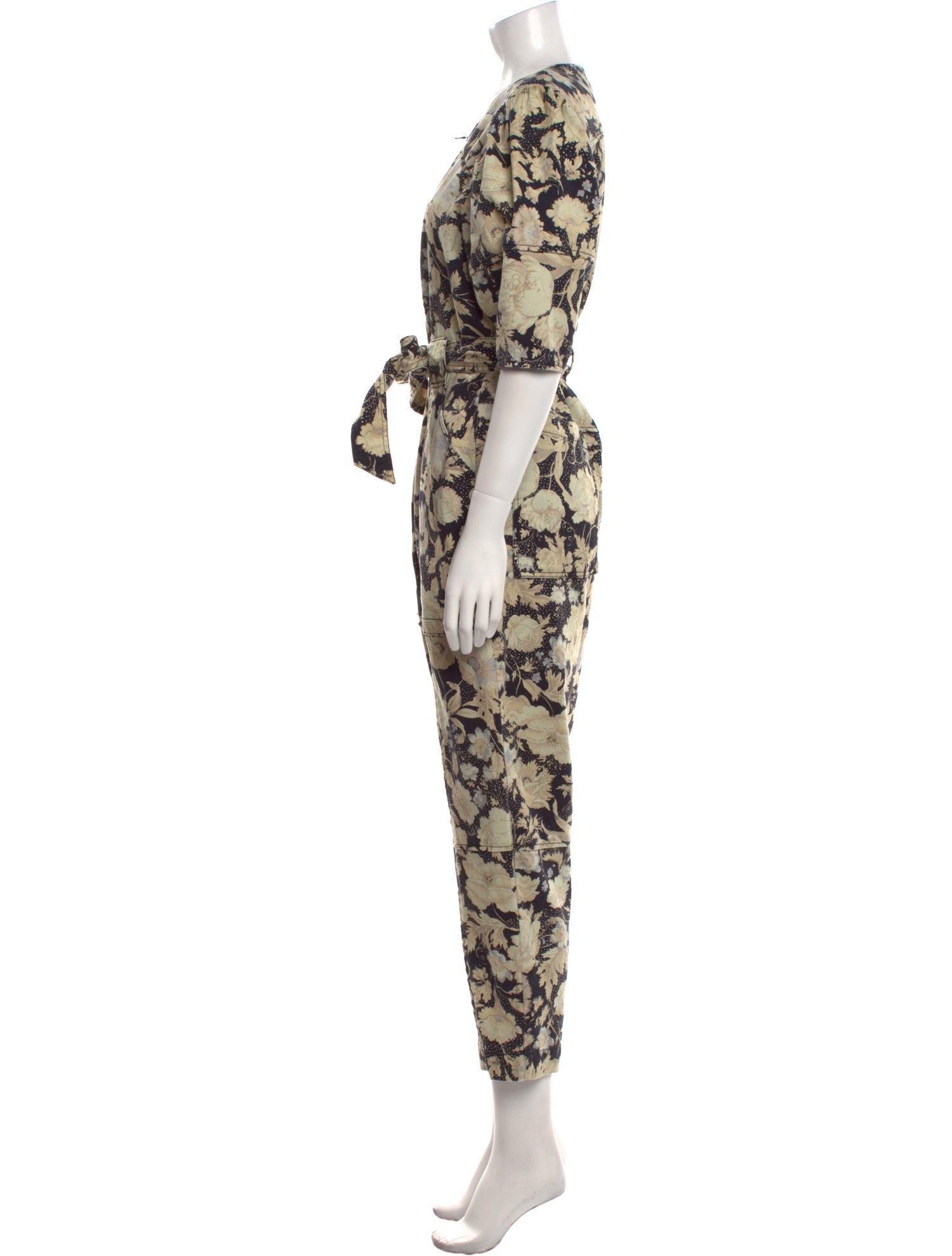 Rebecca Taylor Floral Print Scoop Neck Jumpsuit w/ Tags