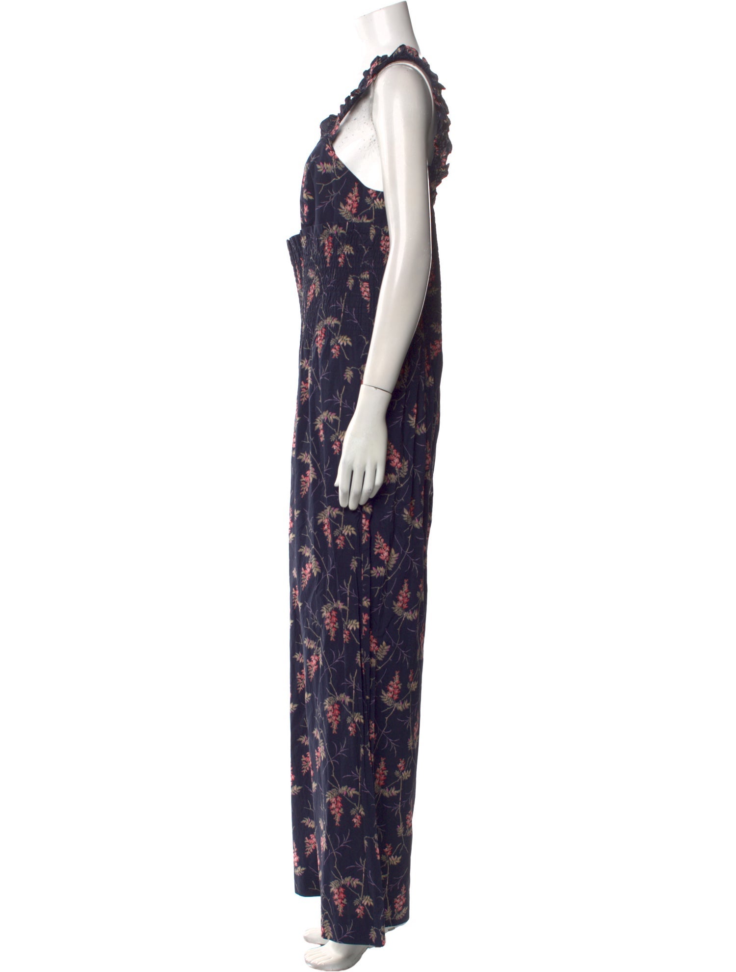 Rebecca Taylor Floral Print V-Neck Jumpsuit w/ Tags