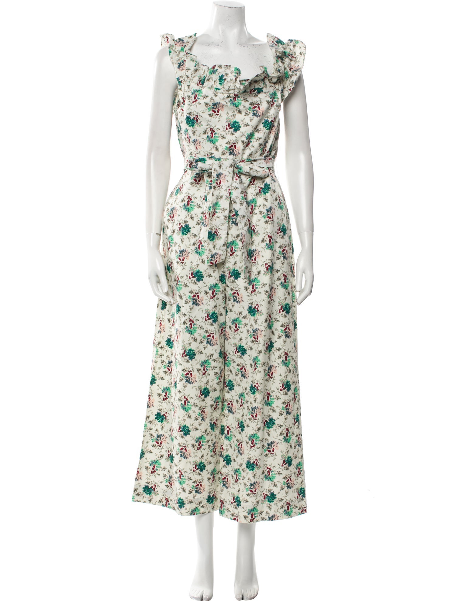 Rebecca Taylor Floral Print Cowl Neck Jumpsuit w/ Tags