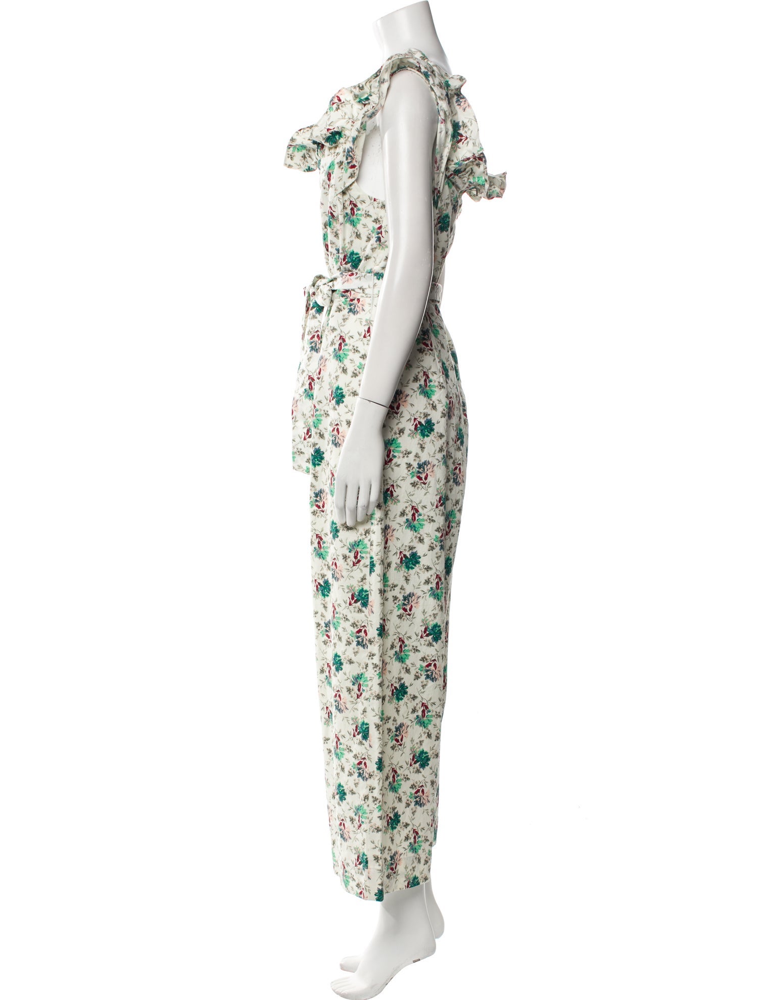 Rebecca Taylor Floral Print Cowl Neck Jumpsuit w/ Tags