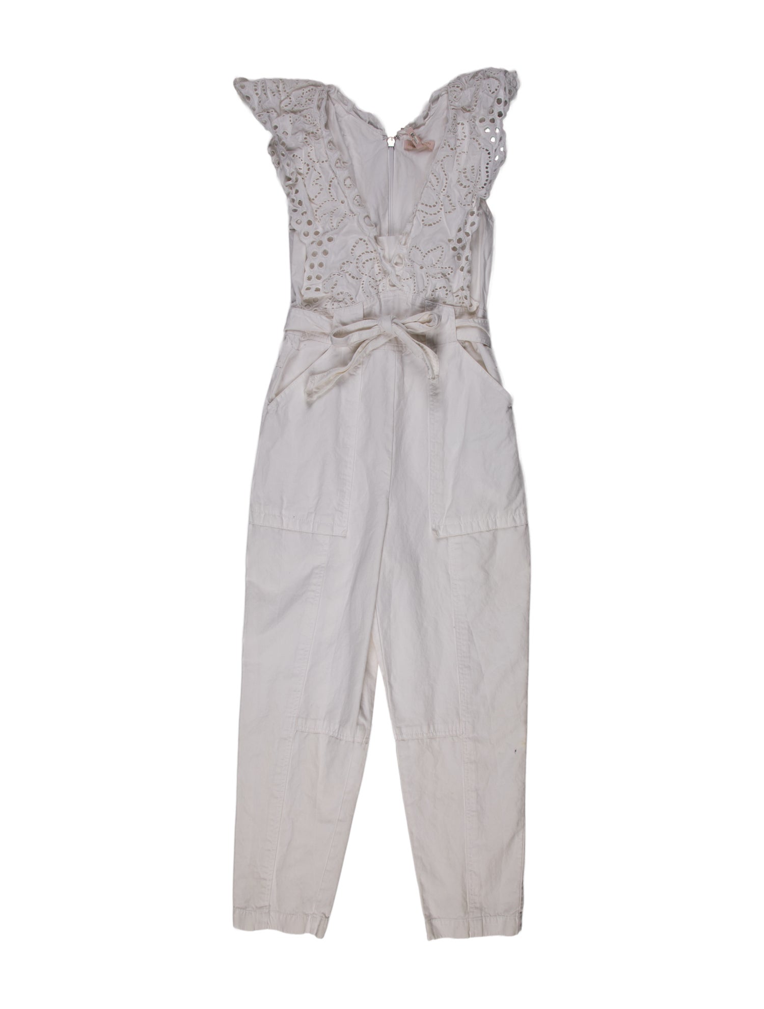 Rebecca Taylor Plunge Neckline Jumpsuit