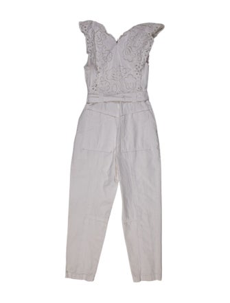 Rebecca Taylor Plunge Neckline Jumpsuit