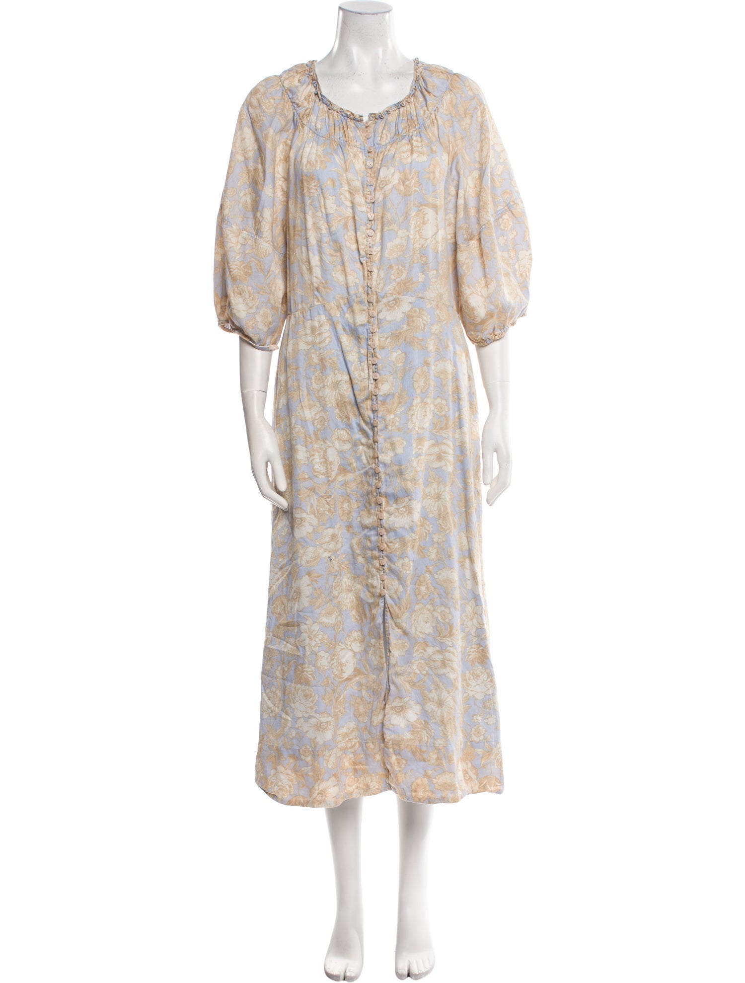 Rebecca Taylor Floral Print Midi Length Dress w/ Tags