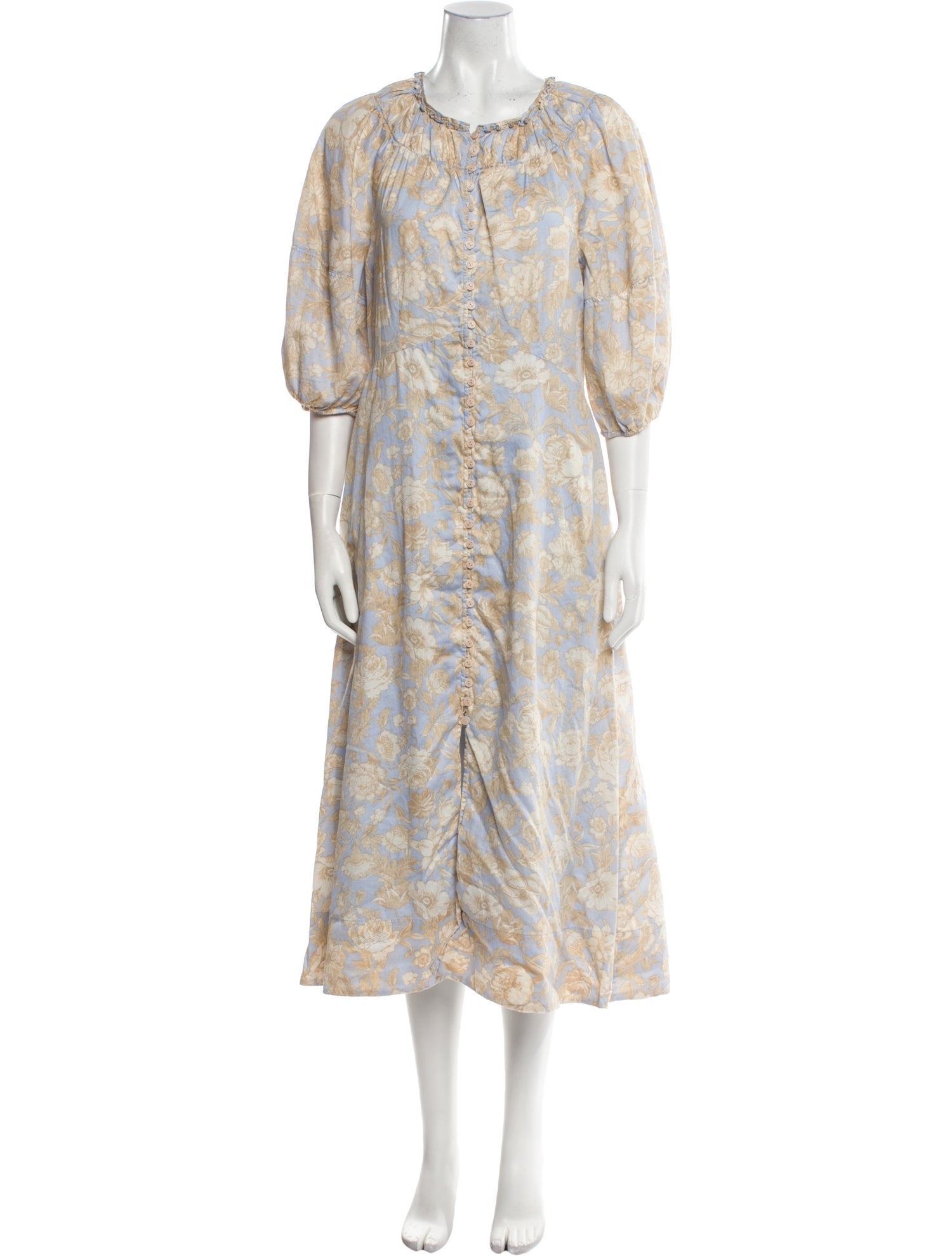 Rebecca Taylor Floral Print Long Dress w/ Tags