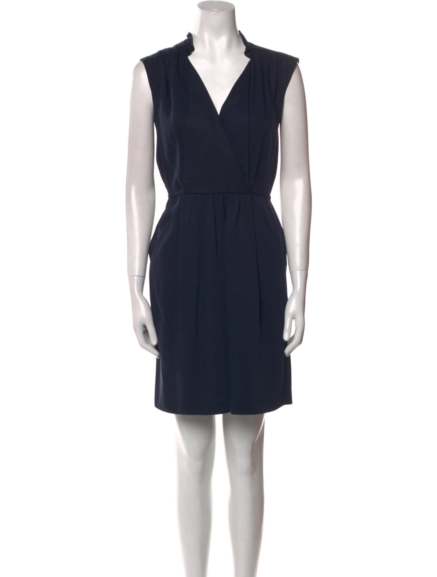 Rebecca Taylor V-Neck Knee-Length Dress