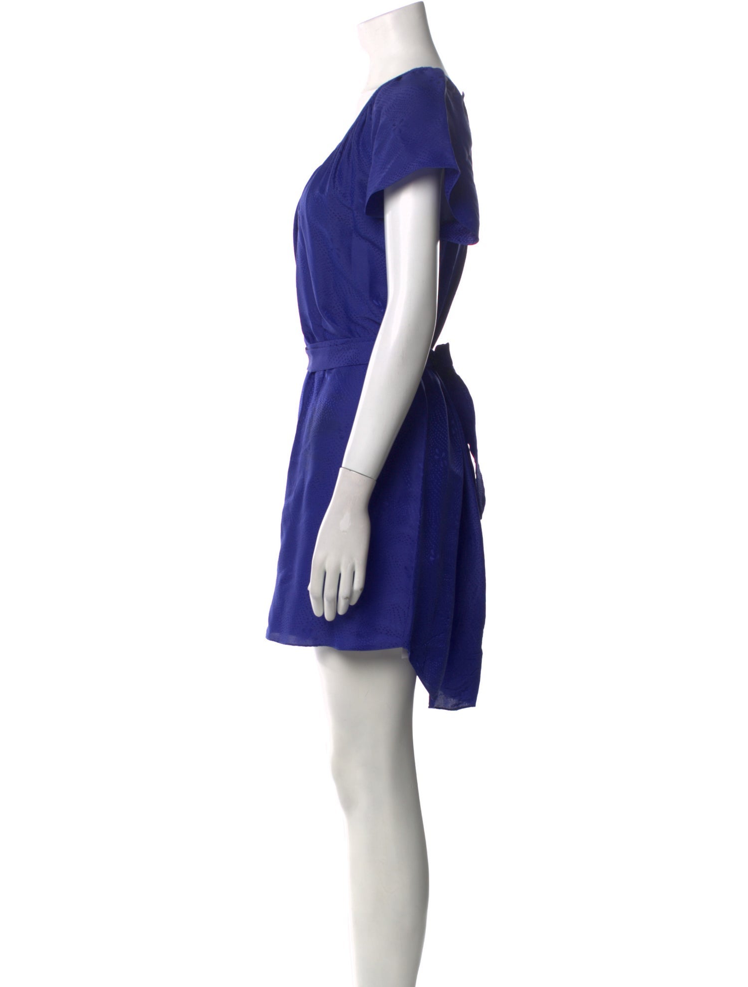 Rebecca Taylor Scoop Neck Mini Dress