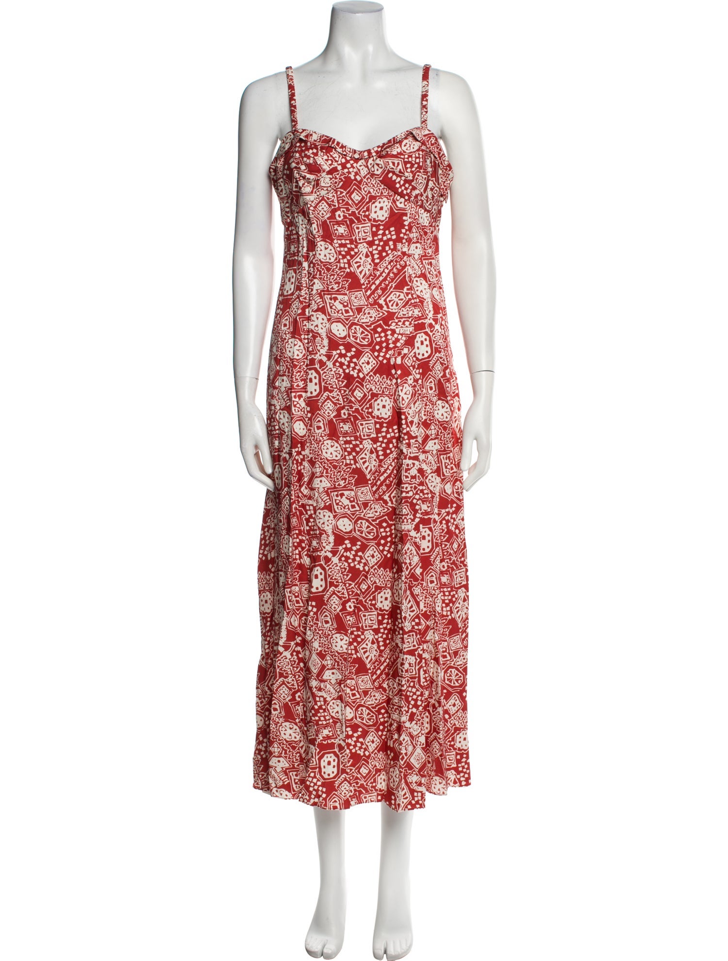 Rebecca Taylor Floral Print Long Dress