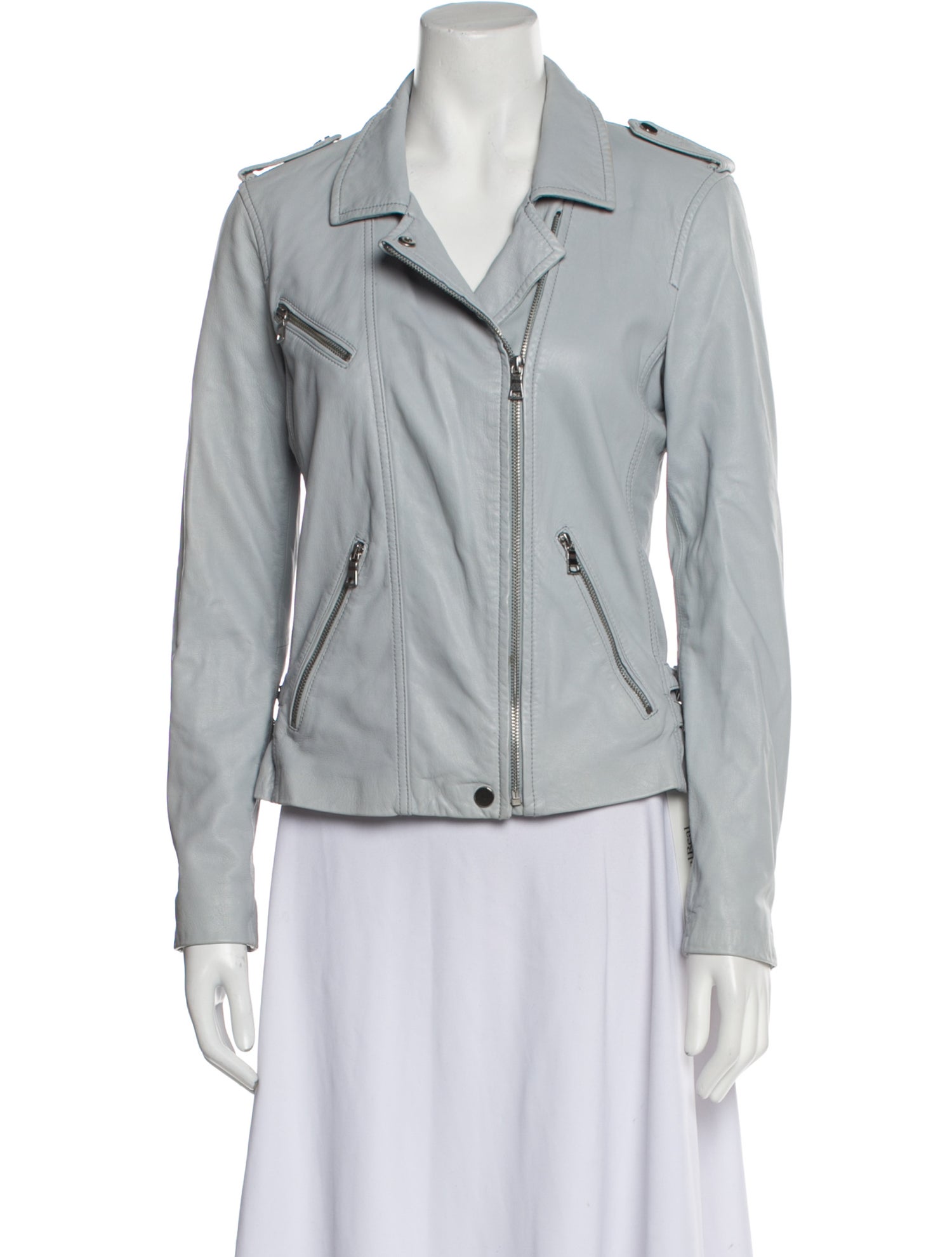 Rebecca Taylor Lamb Leather Biker Jacket