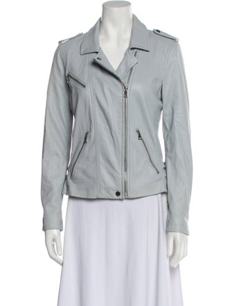 Rebecca Taylor Lamb Leather Biker Jacket