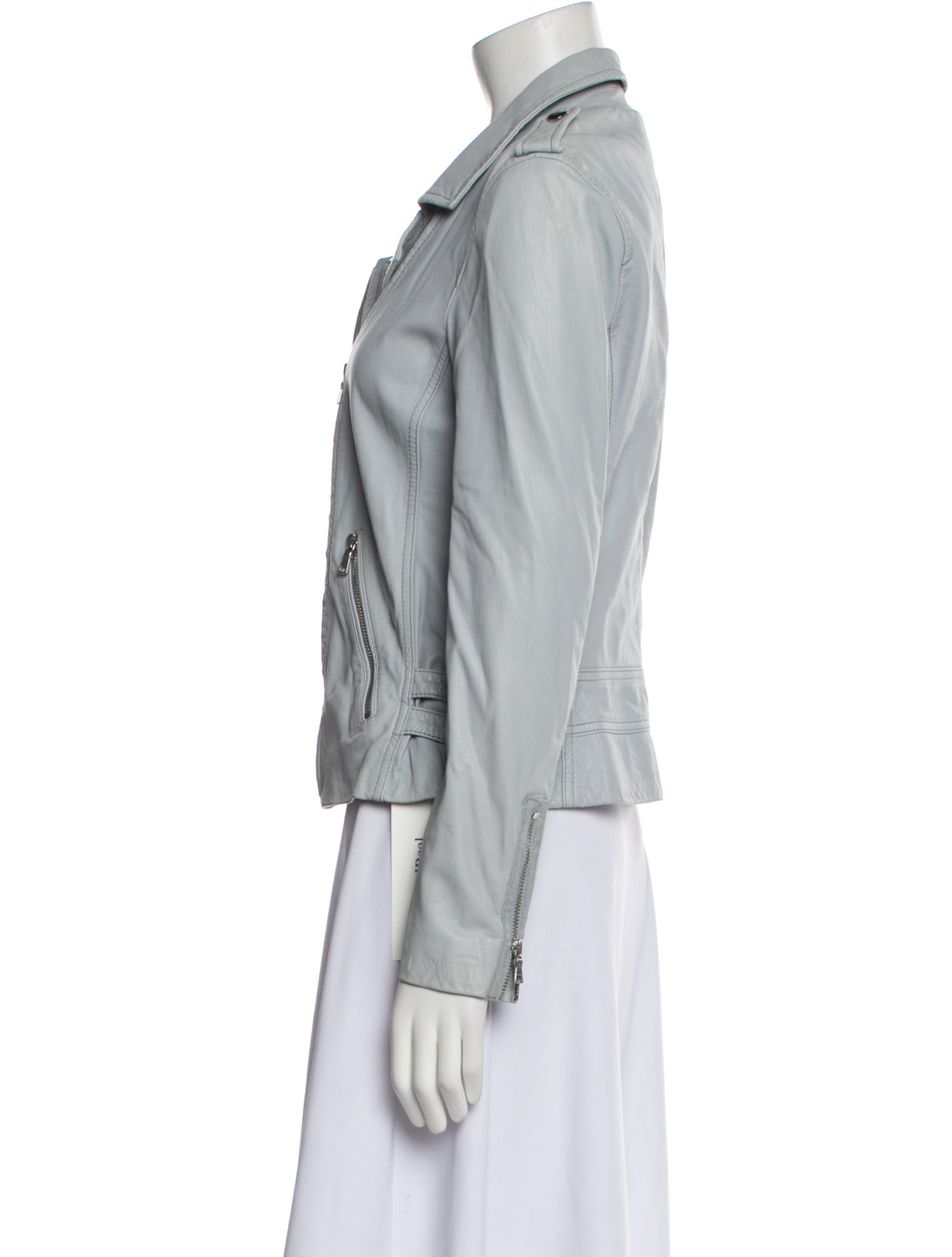 Rebecca Taylor Lamb Leather Biker Jacket