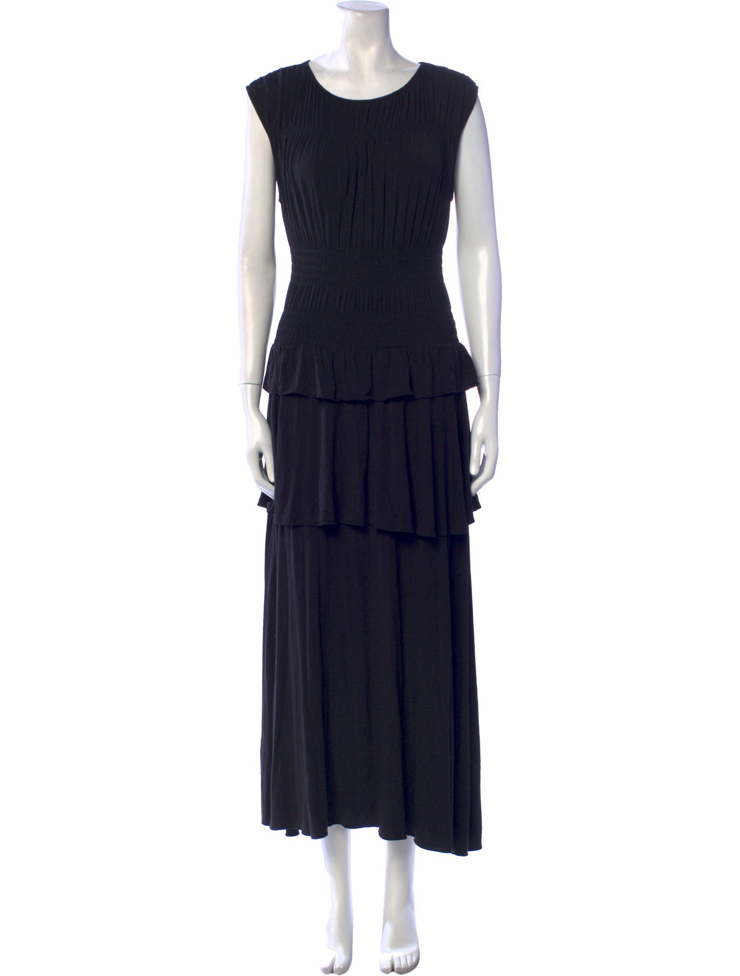 Rebecca Taylor Scoop Neck Long Dress