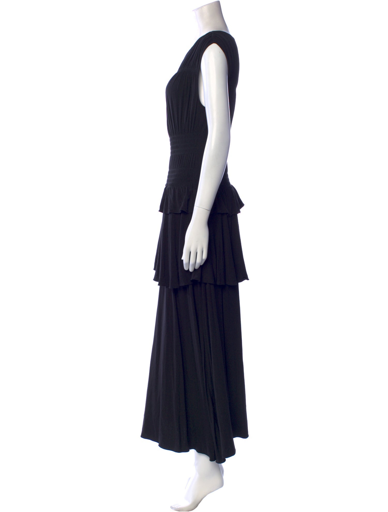 Rebecca Taylor Scoop Neck Long Dress