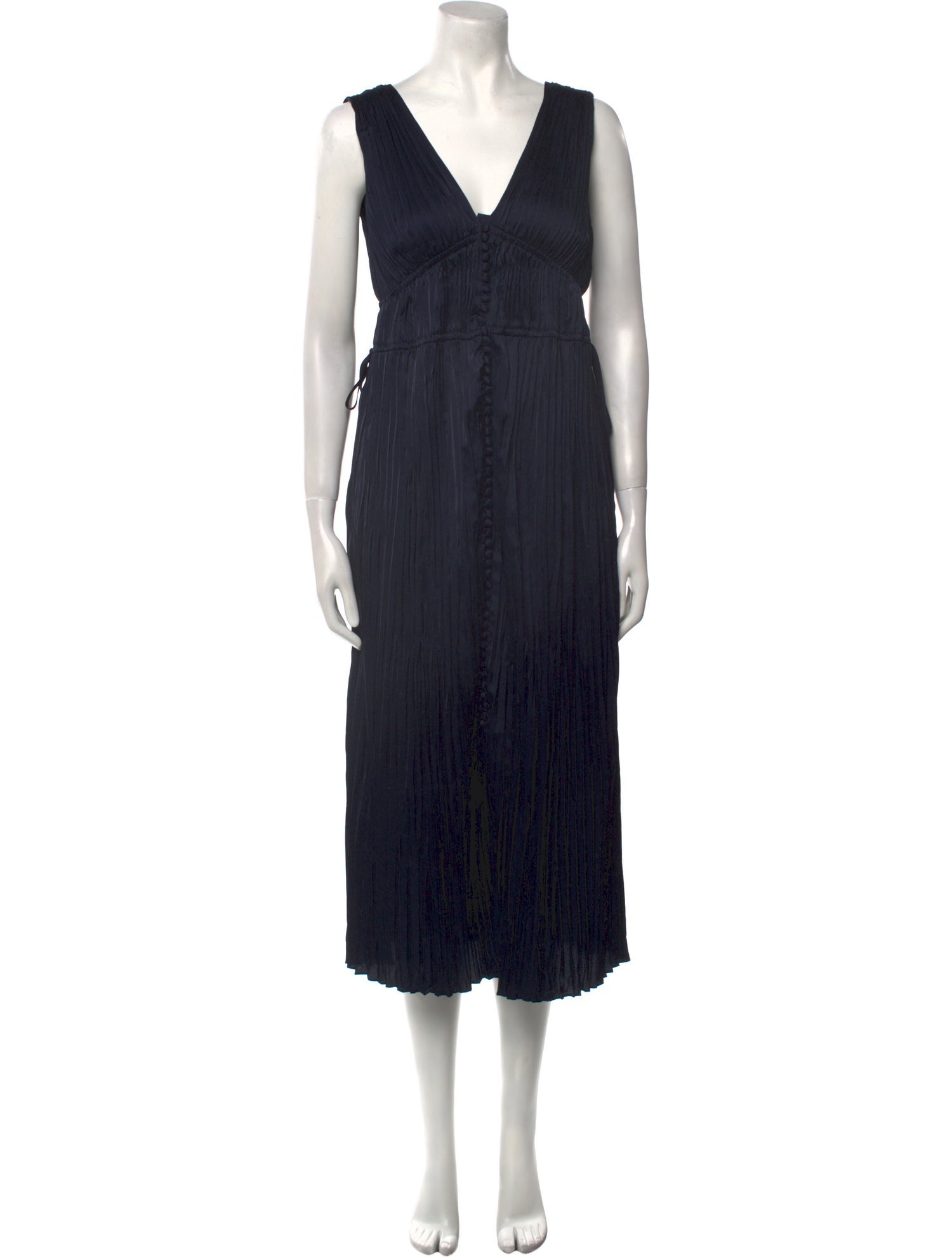 Rebecca Taylor V-Neck Midi Length Dress